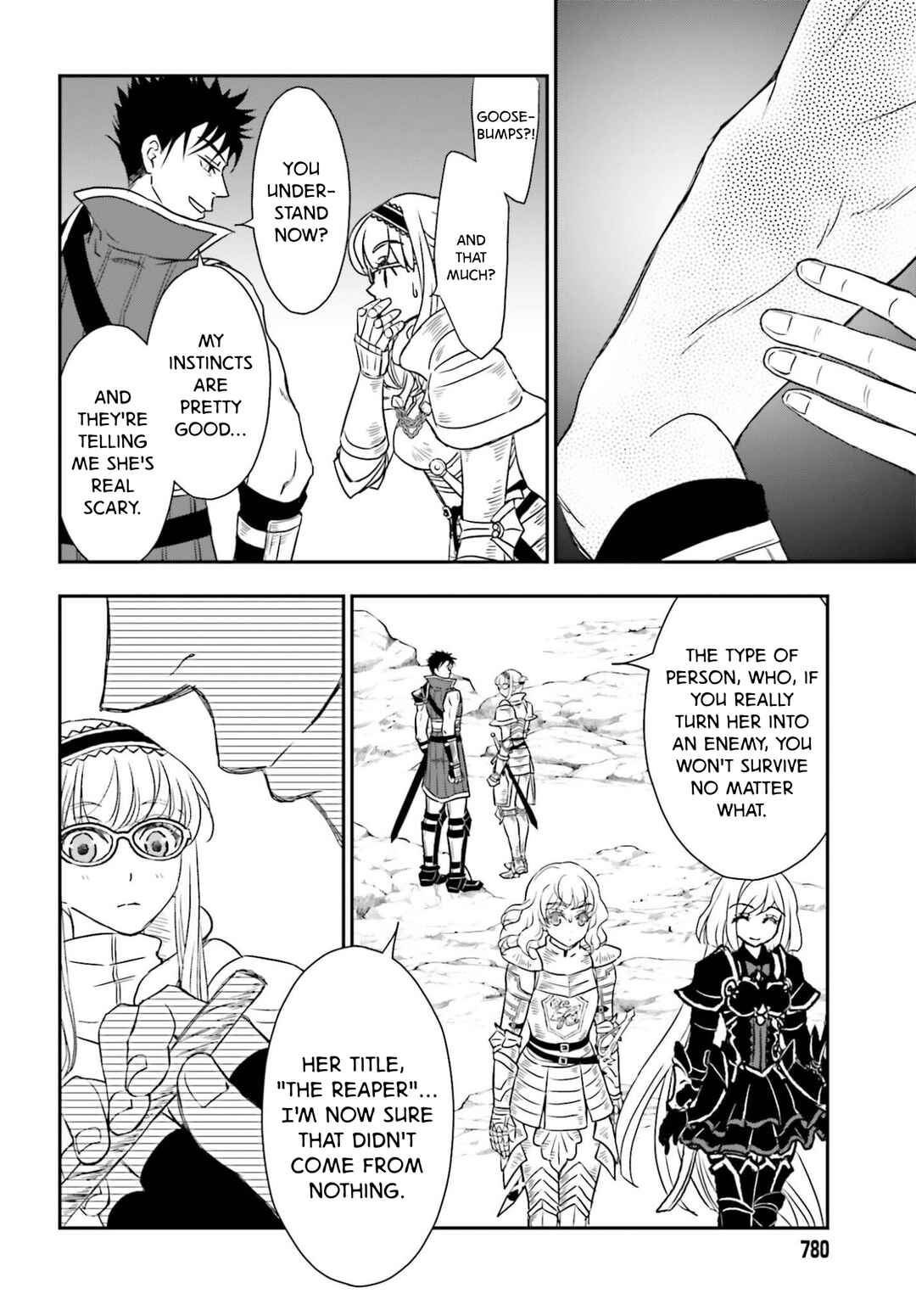 Shinigami ni Sodaterareta Shoujo wa Shikkoku no Tsurugi o Mune ni Idaku Chapter 55.2 - Page 8