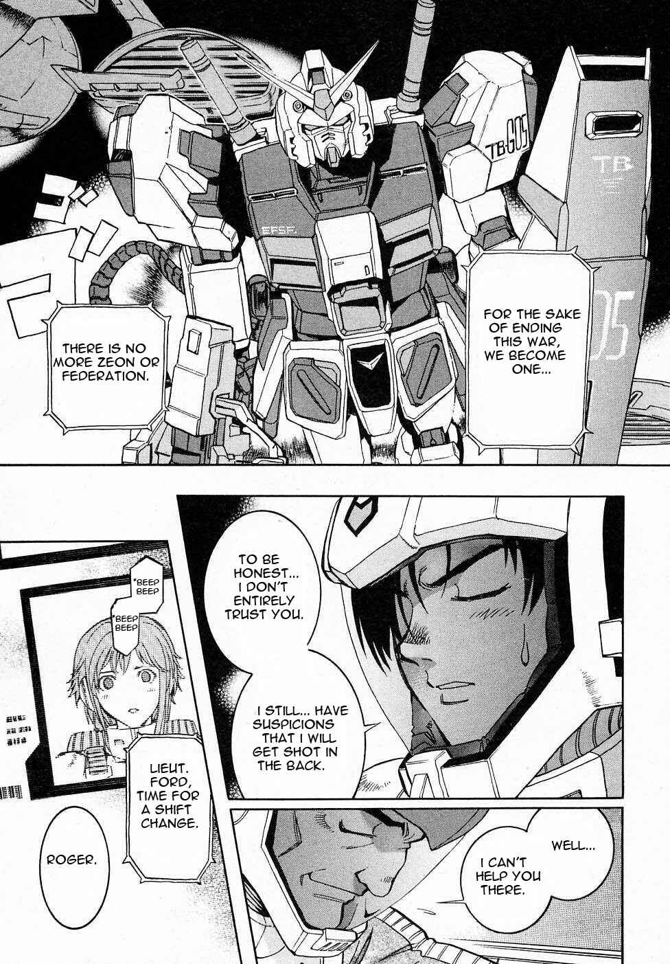 Mobile Suit Gundam Gaiden REBELLION: Space, at the End of a Flash... Chapter 7 - Page 10