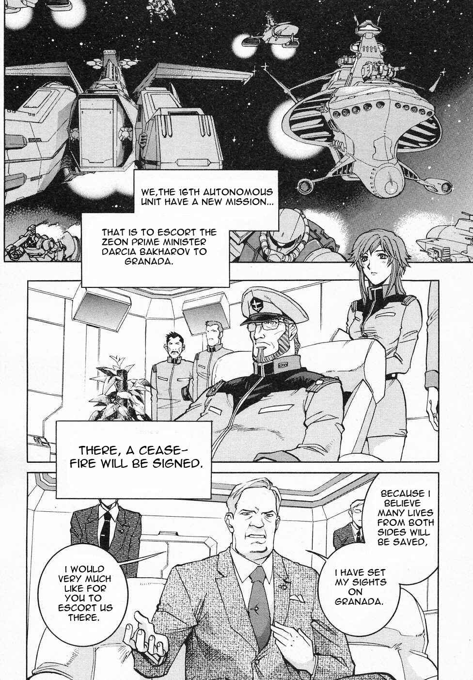 Mobile Suit Gundam Gaiden REBELLION: Space, at the End of a Flash... Chapter 7 - Page 3