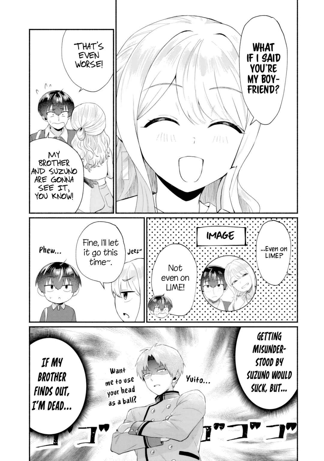 Douyara Ore wa Imadoki Gal na Toshiue Osananajimi kara Gekiomo Kanjou wo Mukerareteiru Rashii Chapter 5 - Page 11