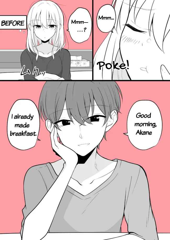 Aru Hi Kareshi ga Onnanoko ni Natteshimata Couple no Nichijou Chapter 16 - Page 1