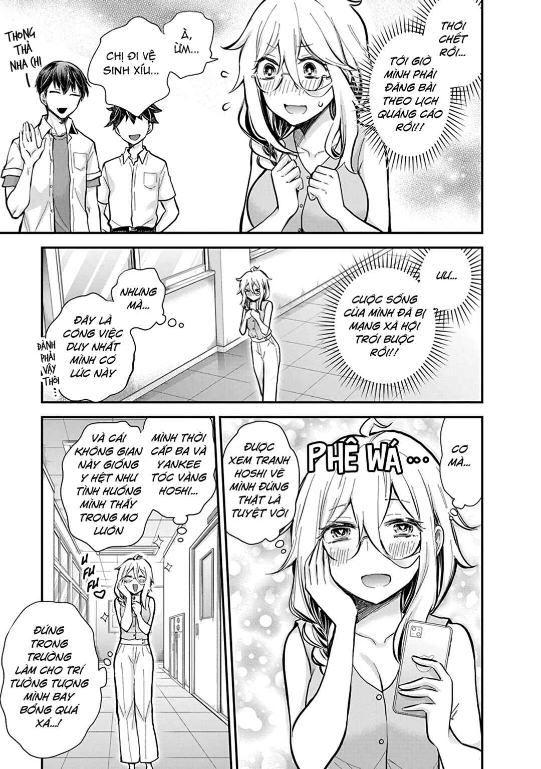 Shingeki no Eroko-san: Hen na Oneesan wa Danshi Kousei to Nakayoku Naritai Chapter 48 - Page 15