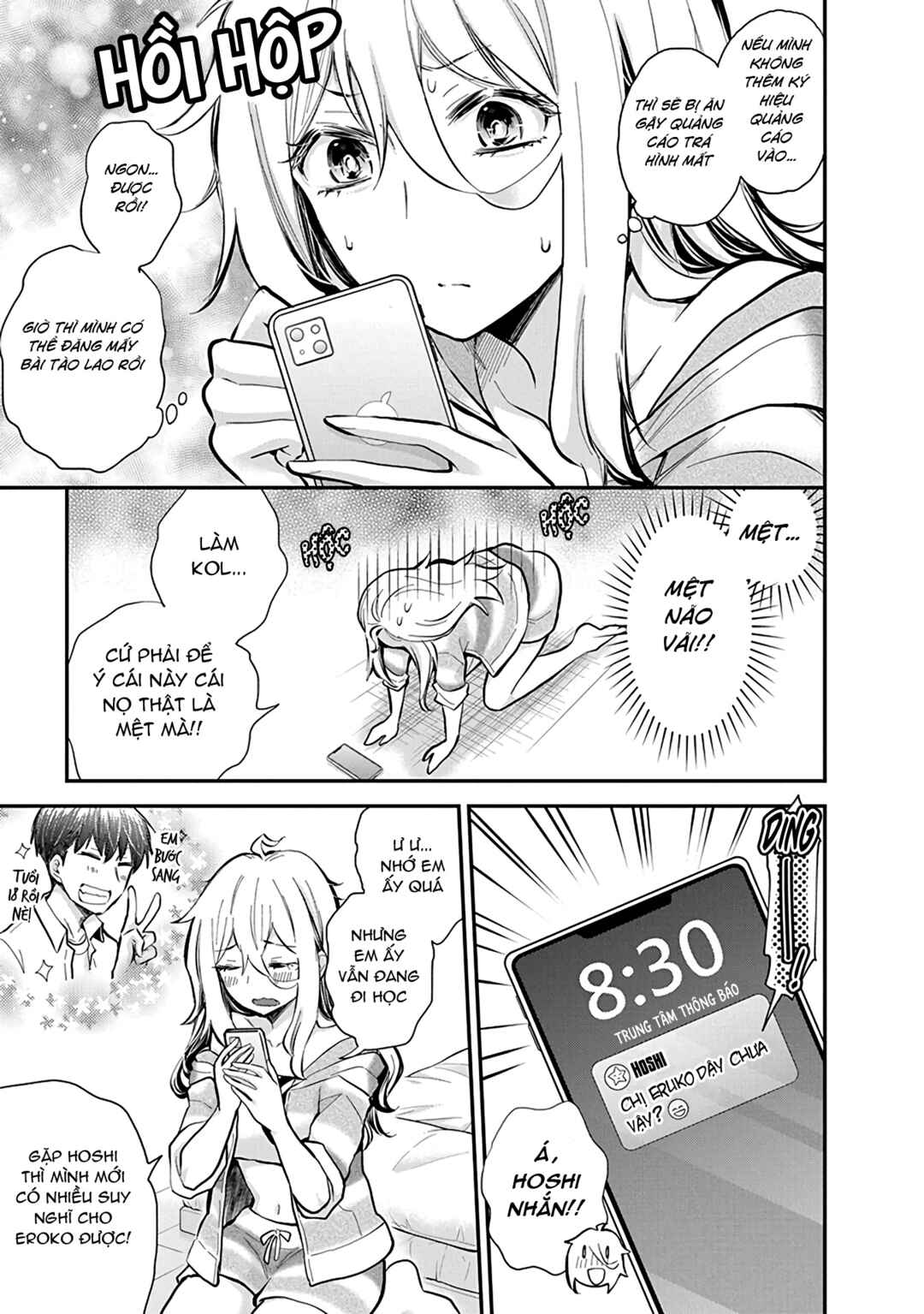 Shingeki no Eroko-san: Hen na Oneesan wa Danshi Kousei to Nakayoku Naritai Chapter 48 - Page 3