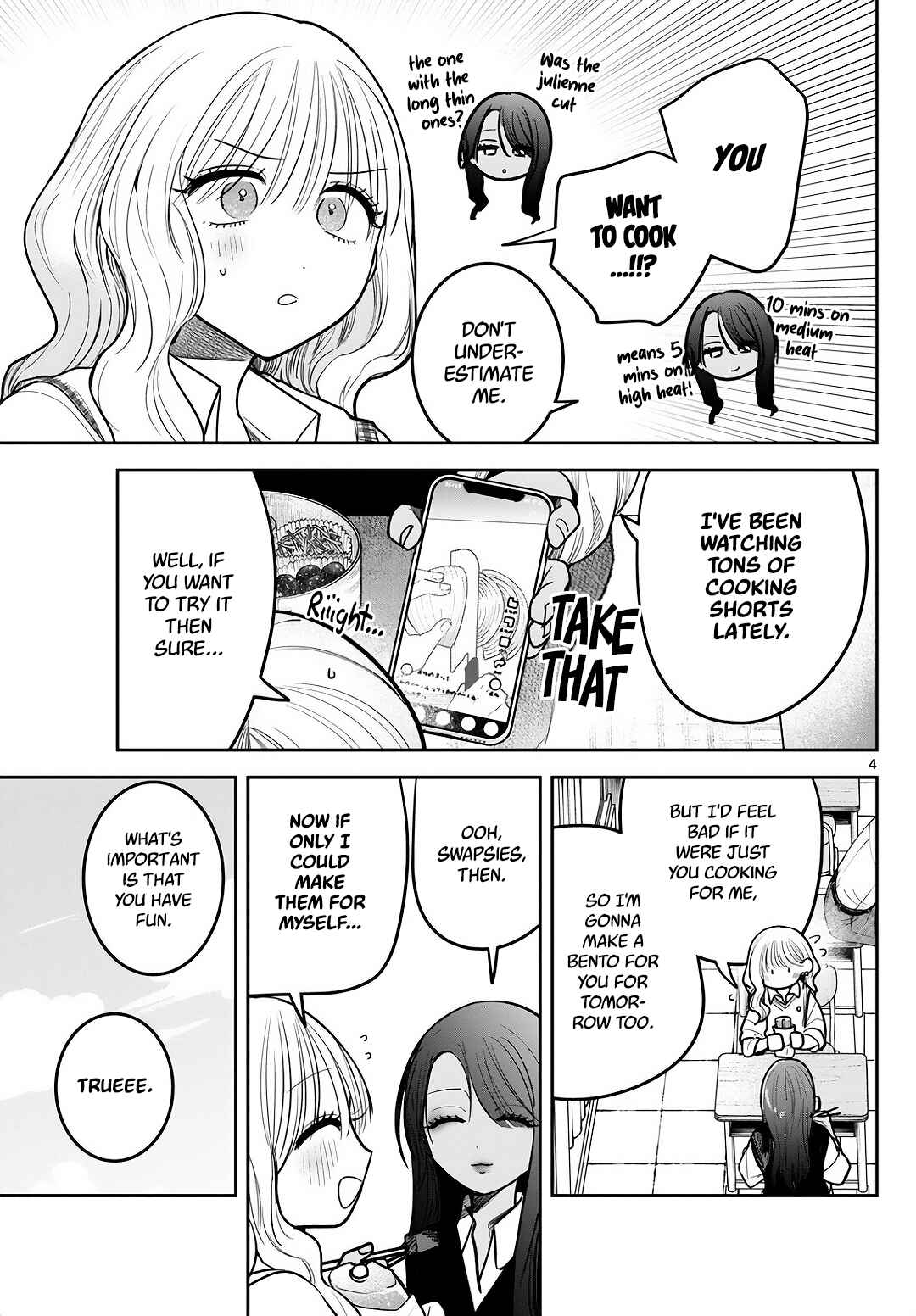#Gyaru to Gyaru no Yuri Chapter 11.4 - Page 4
