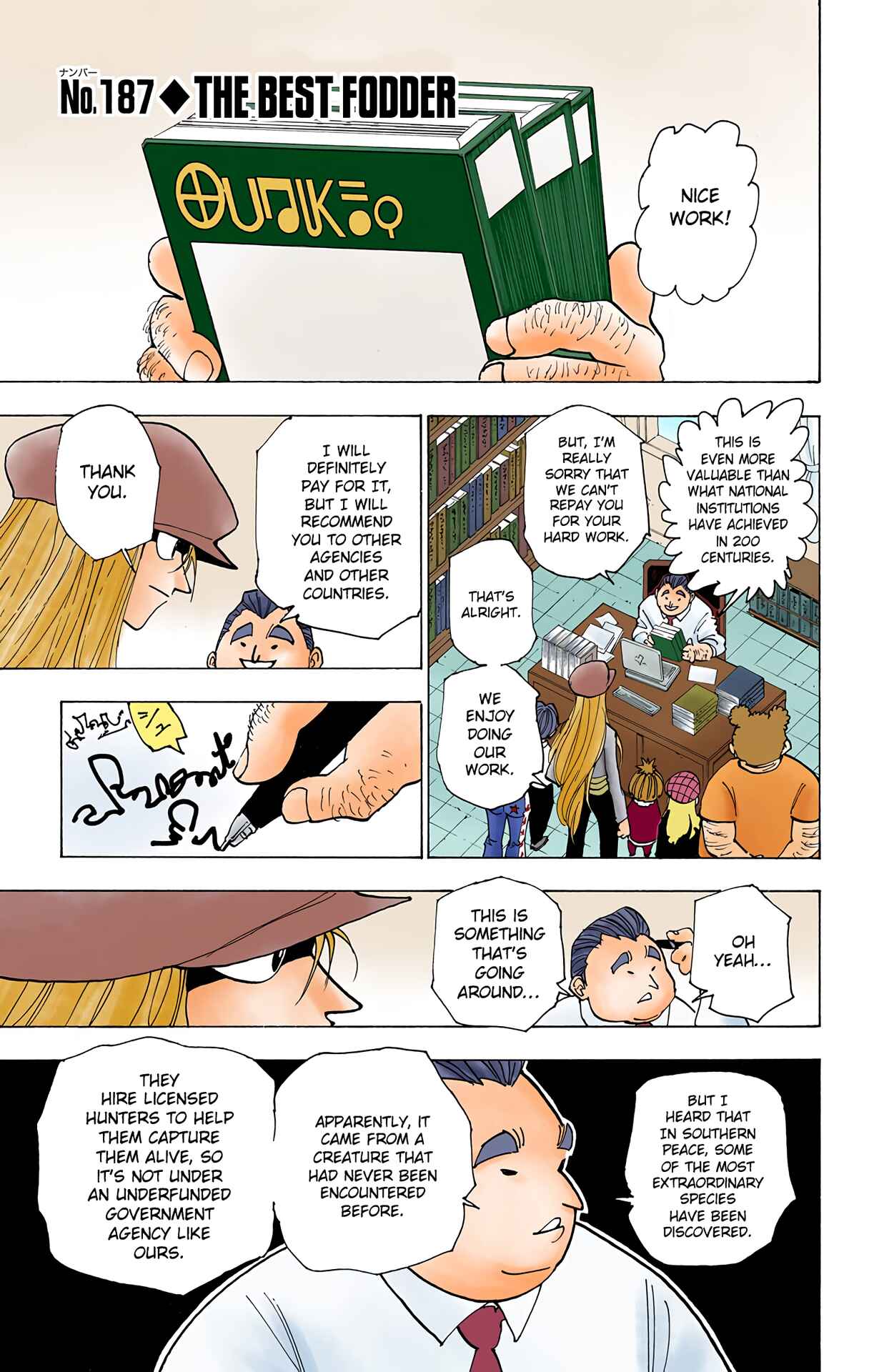 Hunter x Hunter (Official Colored) Chapter 187 - Page 1