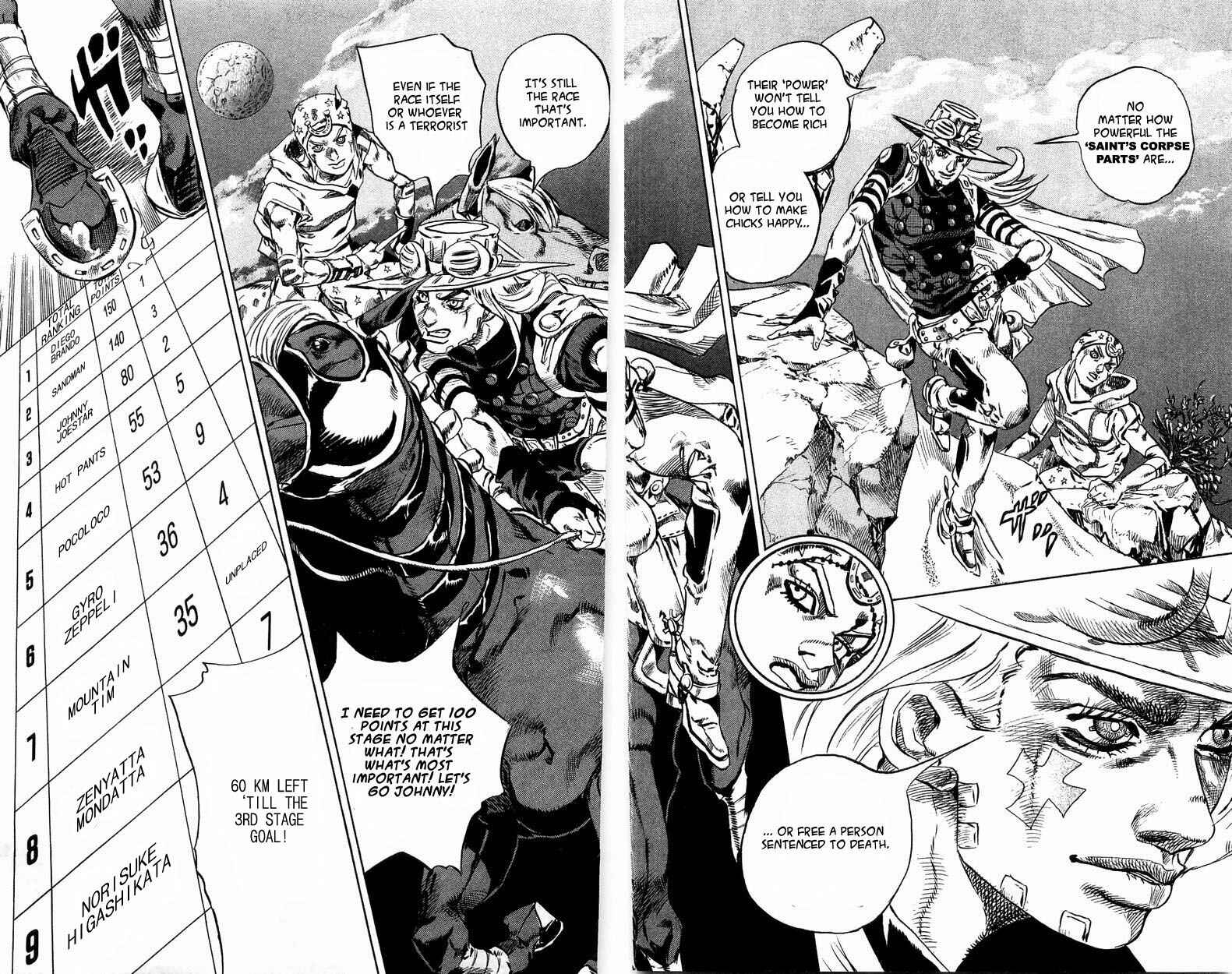 JoJo no Kimyou na Bouken: Part 7 - Steel Ball Run Chapter 31 - Page 59