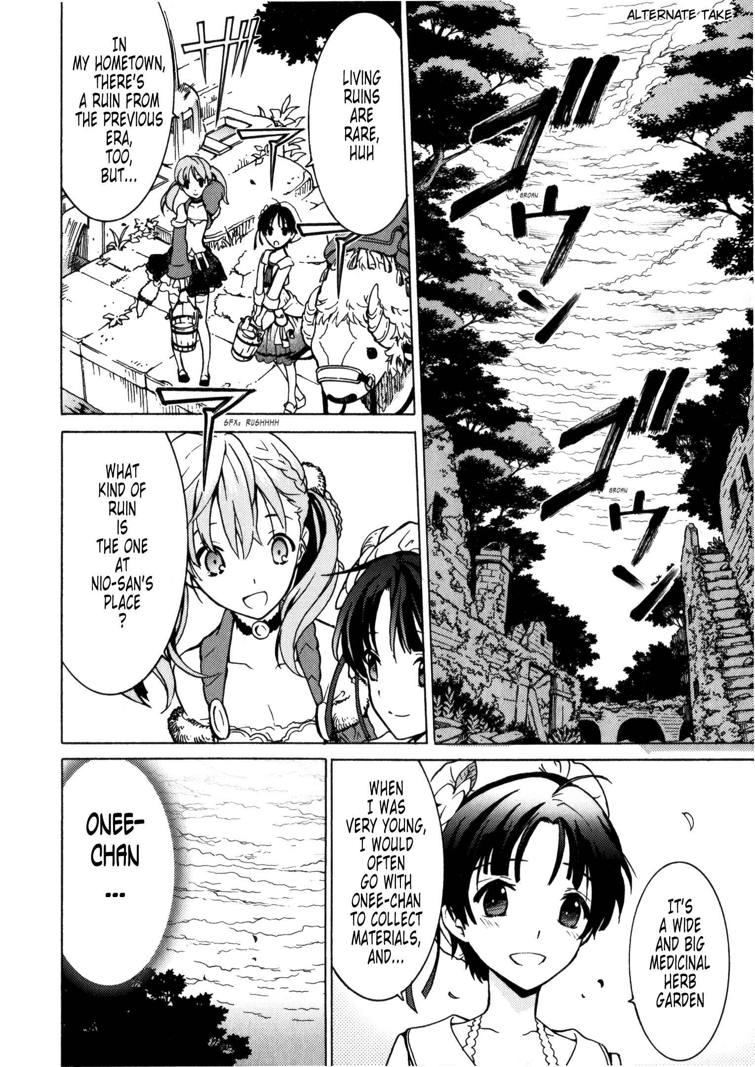 Escha & Logy no Atelier - Tasogare no Sora no Renkinjutsushi Chapter 12 - Page 38