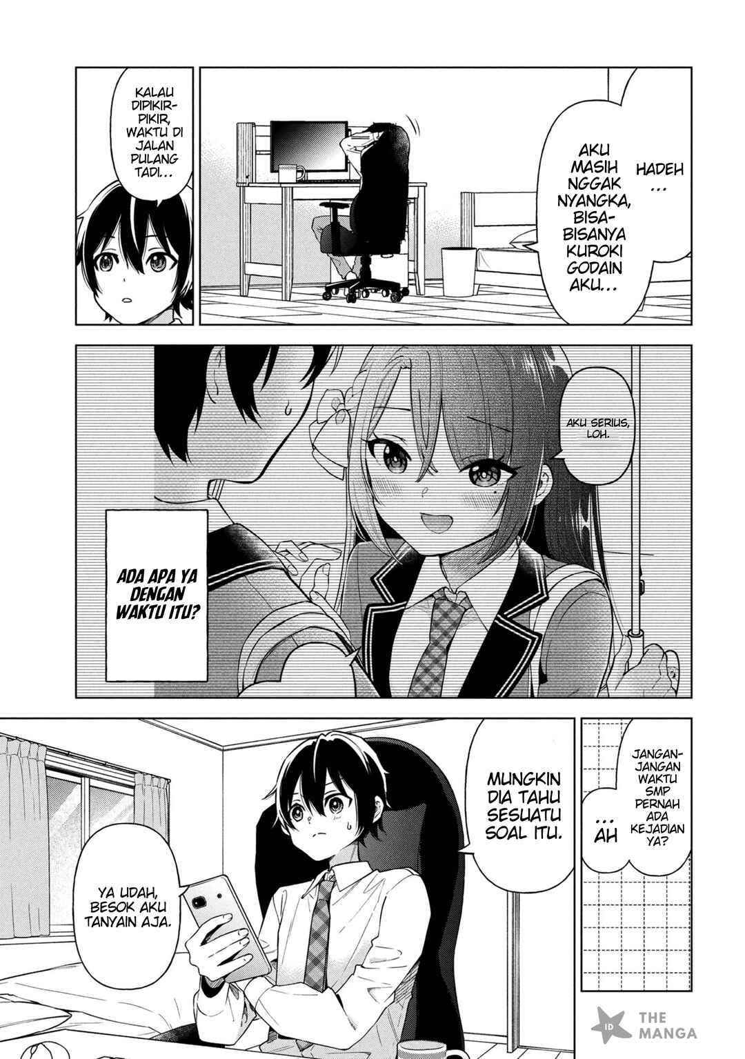 Inkya no Ore ga Sekigae de S-kyuu Bishoujo ni Kakomaretara Himitsu no Kankei ga Hajimatta. Chapter 4 - Page 6