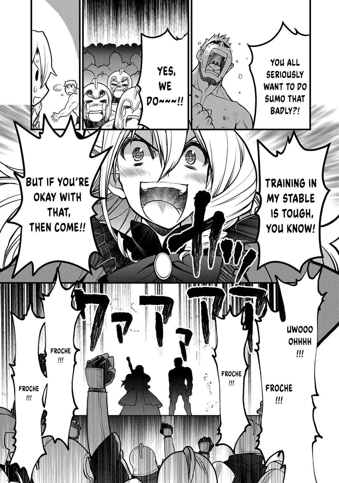 Oozumou Reijou ~Seijo ni Hirateuchi wo Kuratta Shunkan Sumou Budatta Zense wo Omoidashita Akuyaku Reijou no Watashi wa sute Neko Ouji ni Chanko wo Furumaitai Haadosukoidosukoi~ Chapter 8 - Page 24