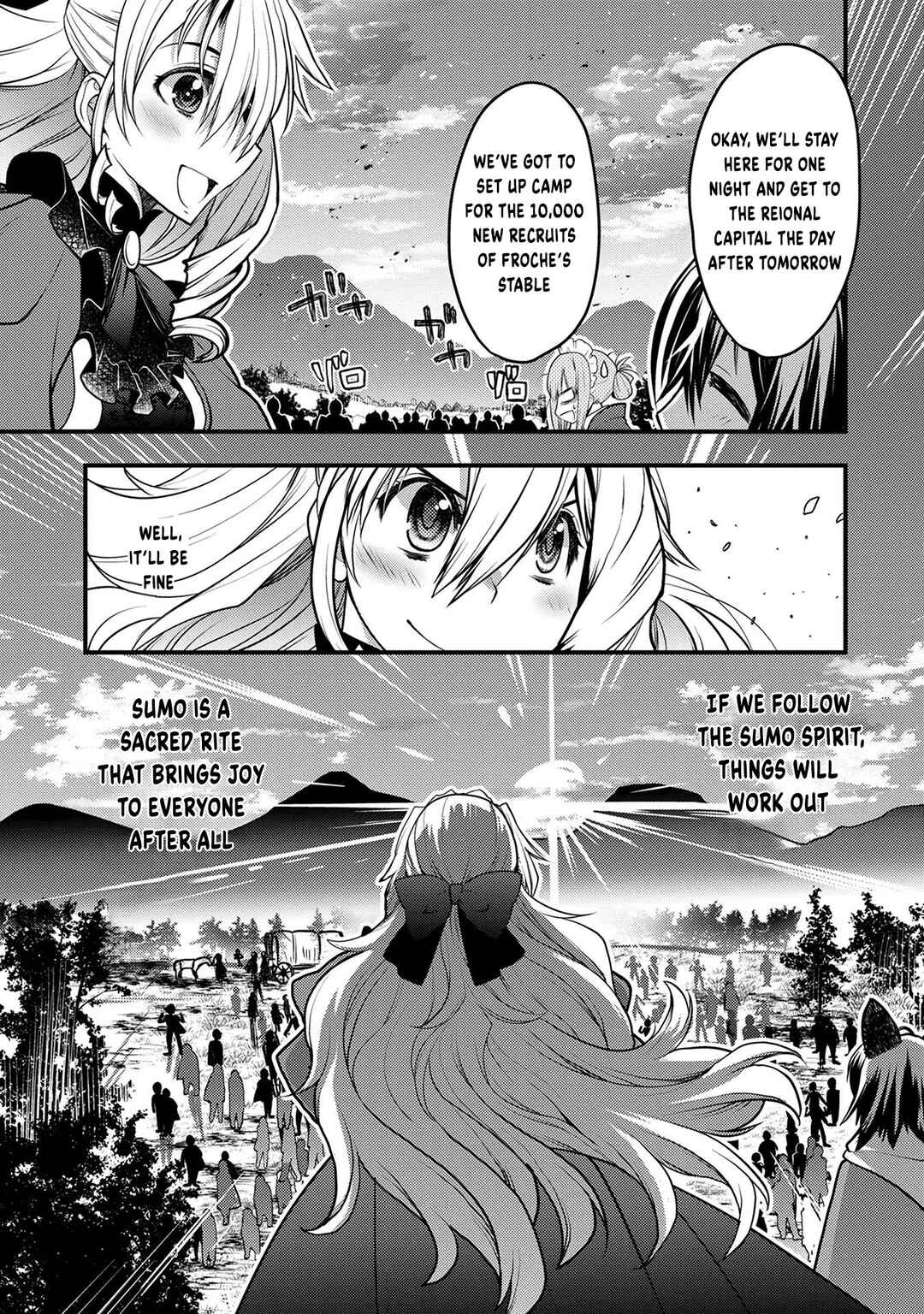 Oozumou Reijou ~Seijo ni Hirateuchi wo Kuratta Shunkan Sumou Budatta Zense wo Omoidashita Akuyaku Reijou no Watashi wa sute Neko Ouji ni Chanko wo Furumaitai Haadosukoidosukoi~ Chapter 8 - Page 30
