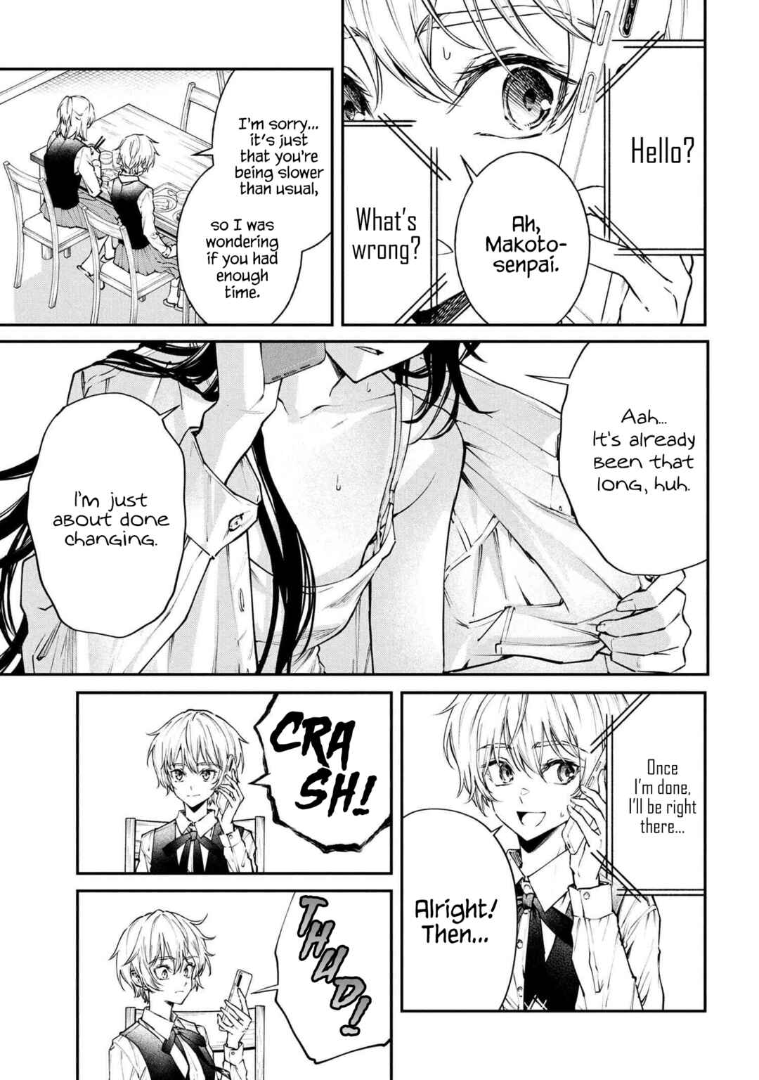 Makoto-senpai no Mae de wa Kakko Tsukerarenai! Chapter 9 - Page 7