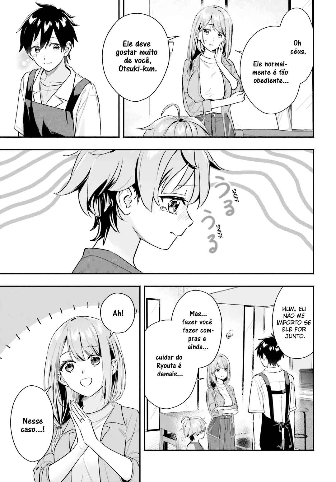 Kaji Daikou no Arubaito wo Hajimetara Gakuen Ichi no Bishoujo no Kazoku ni Kiniirarechaimashita. Chapter 4 - Page 22