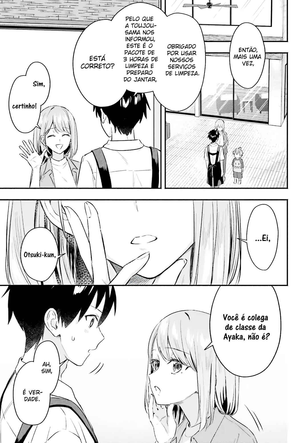 Kaji Daikou no Arubaito wo Hajimetara Gakuen Ichi no Bishoujo no Kazoku ni Kiniirarechaimashita. Chapter 4 - Page 6