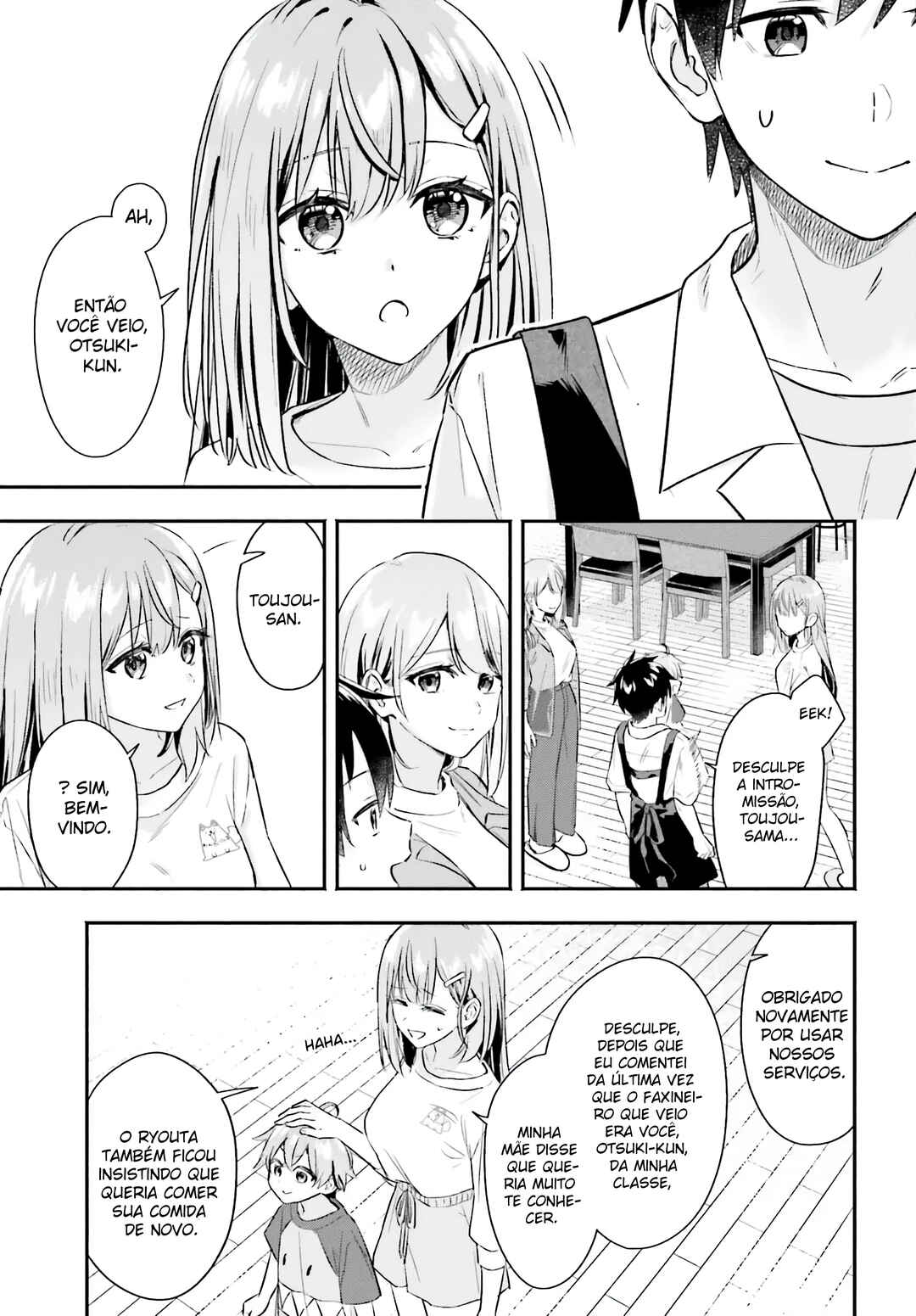 Kaji Daikou no Arubaito wo Hajimetara Gakuen Ichi no Bishoujo no Kazoku ni Kiniirarechaimashita. Chapter 4 - Page 8