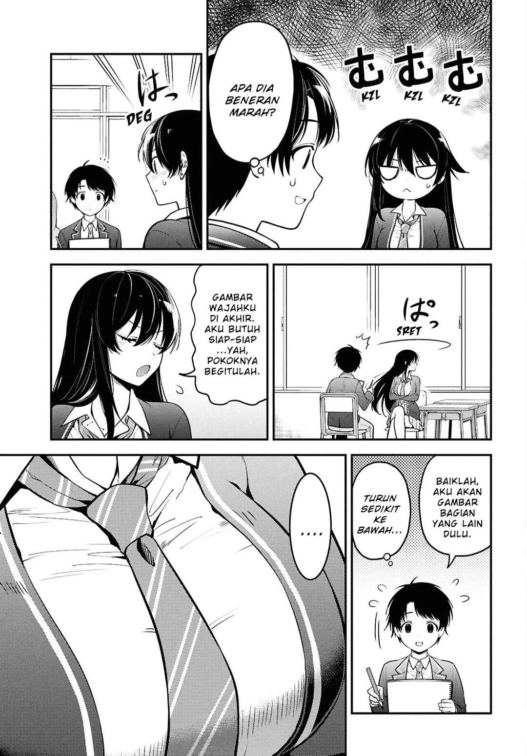 Tonari no Seki no Yankee Shimizu-san ga Kami wo Kuroku Sometekita Chapter 1 - Page 18