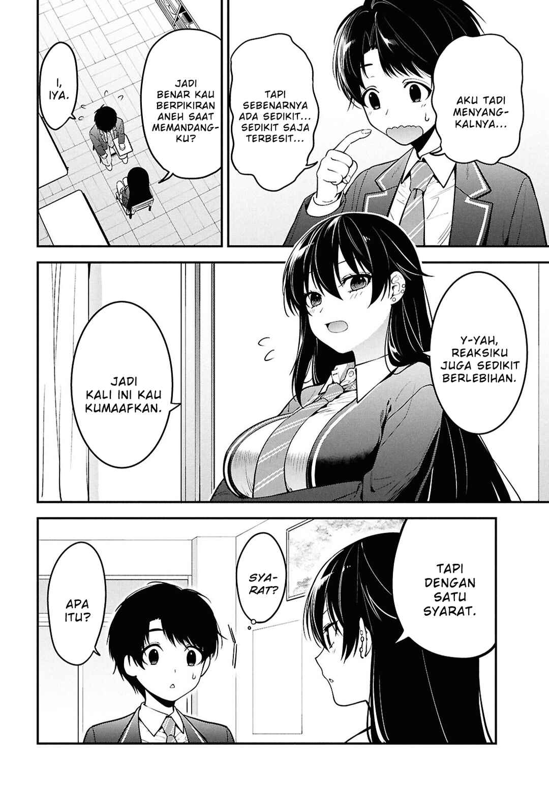 Tonari no Seki no Yankee Shimizu-san ga Kami wo Kuroku Sometekita Chapter 1 - Page 21