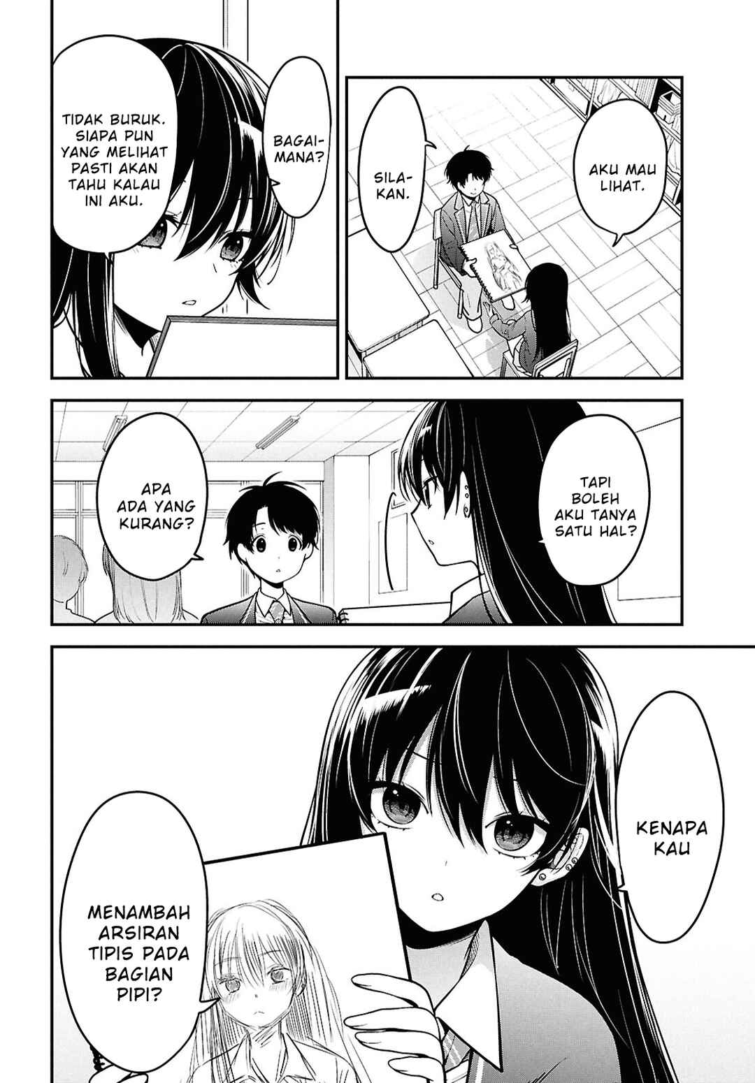 Tonari no Seki no Yankee Shimizu-san ga Kami wo Kuroku Sometekita Chapter 1 - Page 30