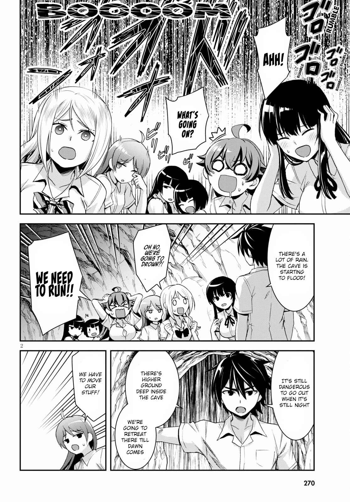 Isekai Yurutto Survival Seikatsu ~Gakkou no Minna to Isekai no Mujintou ni Tenishitakedo Ore Dake Rakushou desu~ Chapter 8 - Page 3