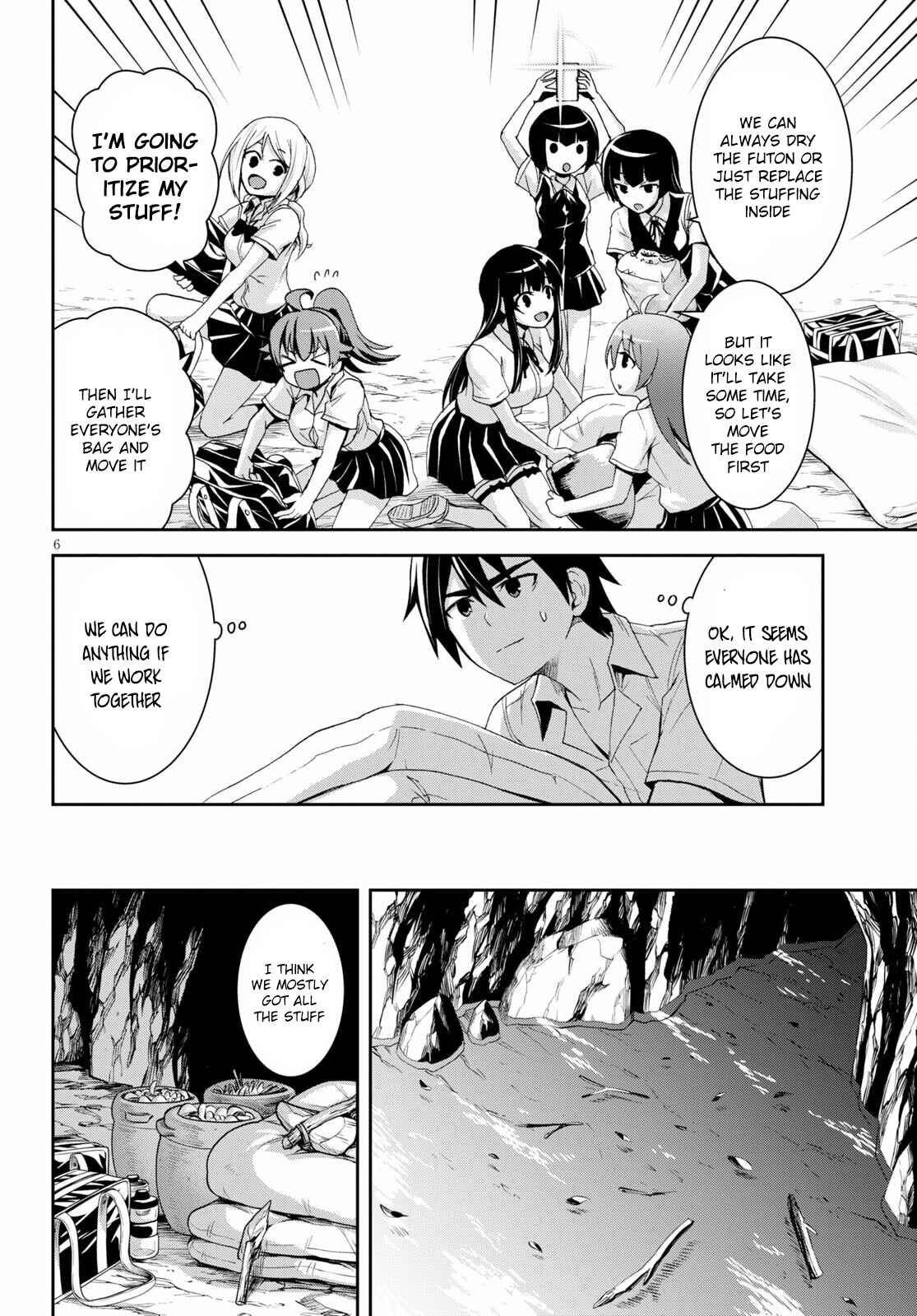 Isekai Yurutto Survival Seikatsu ~Gakkou no Minna to Isekai no Mujintou ni Tenishitakedo Ore Dake Rakushou desu~ Chapter 8 - Page 7