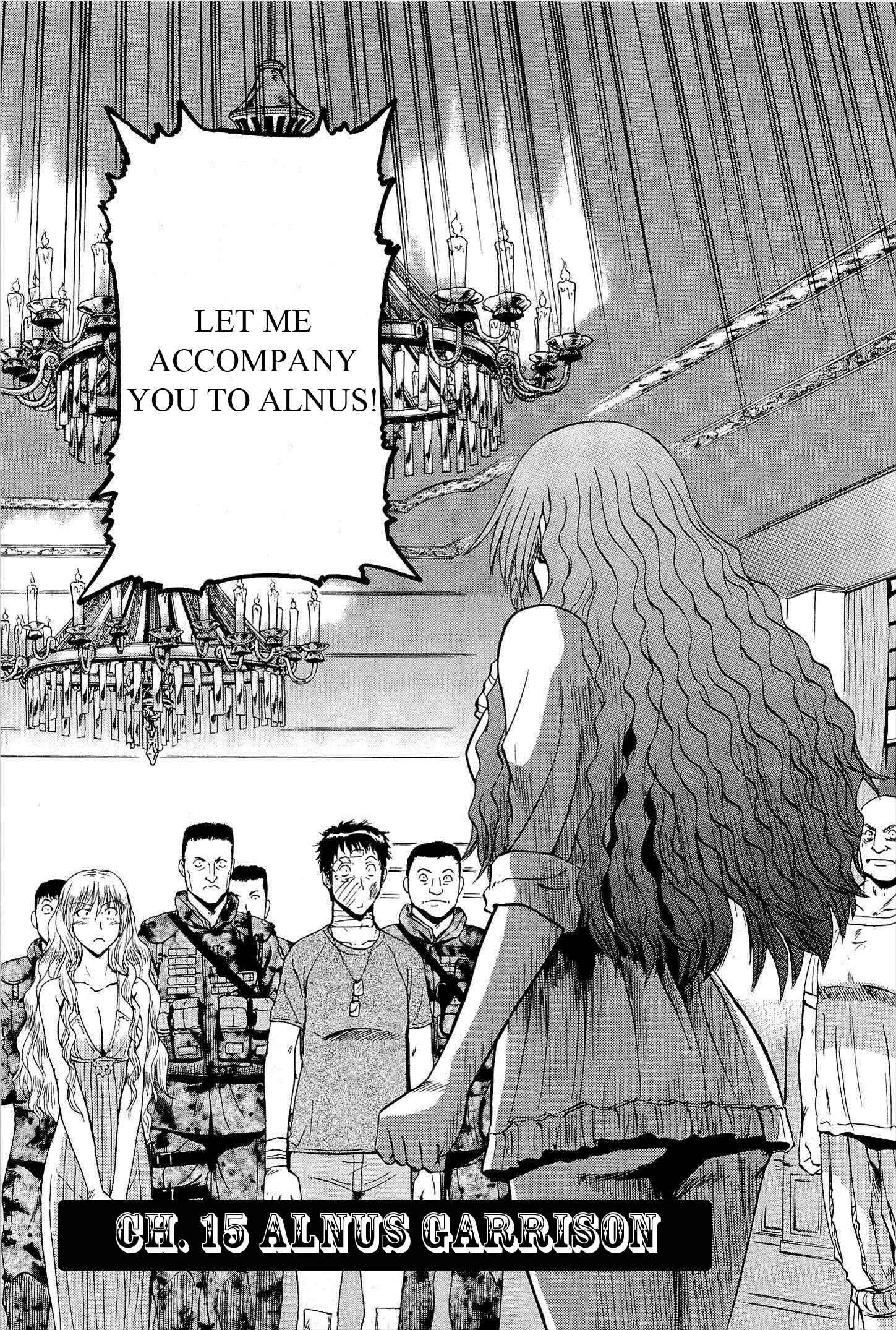 GATE - Jieitai Kanochi nite, Kaku Tatakaeri Chapter 15 - Page 1