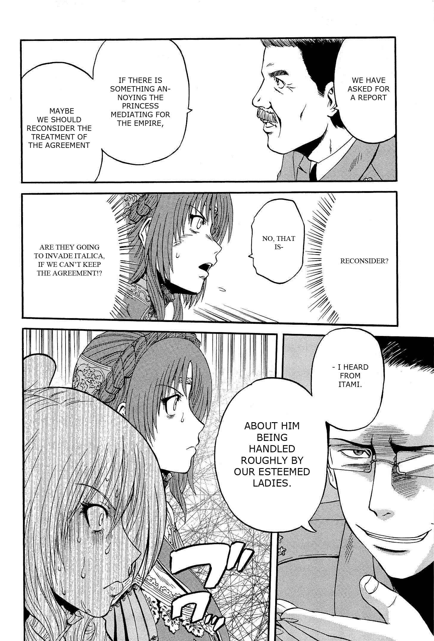 GATE - Jieitai Kanochi nite, Kaku Tatakaeri Chapter 15 - Page 21