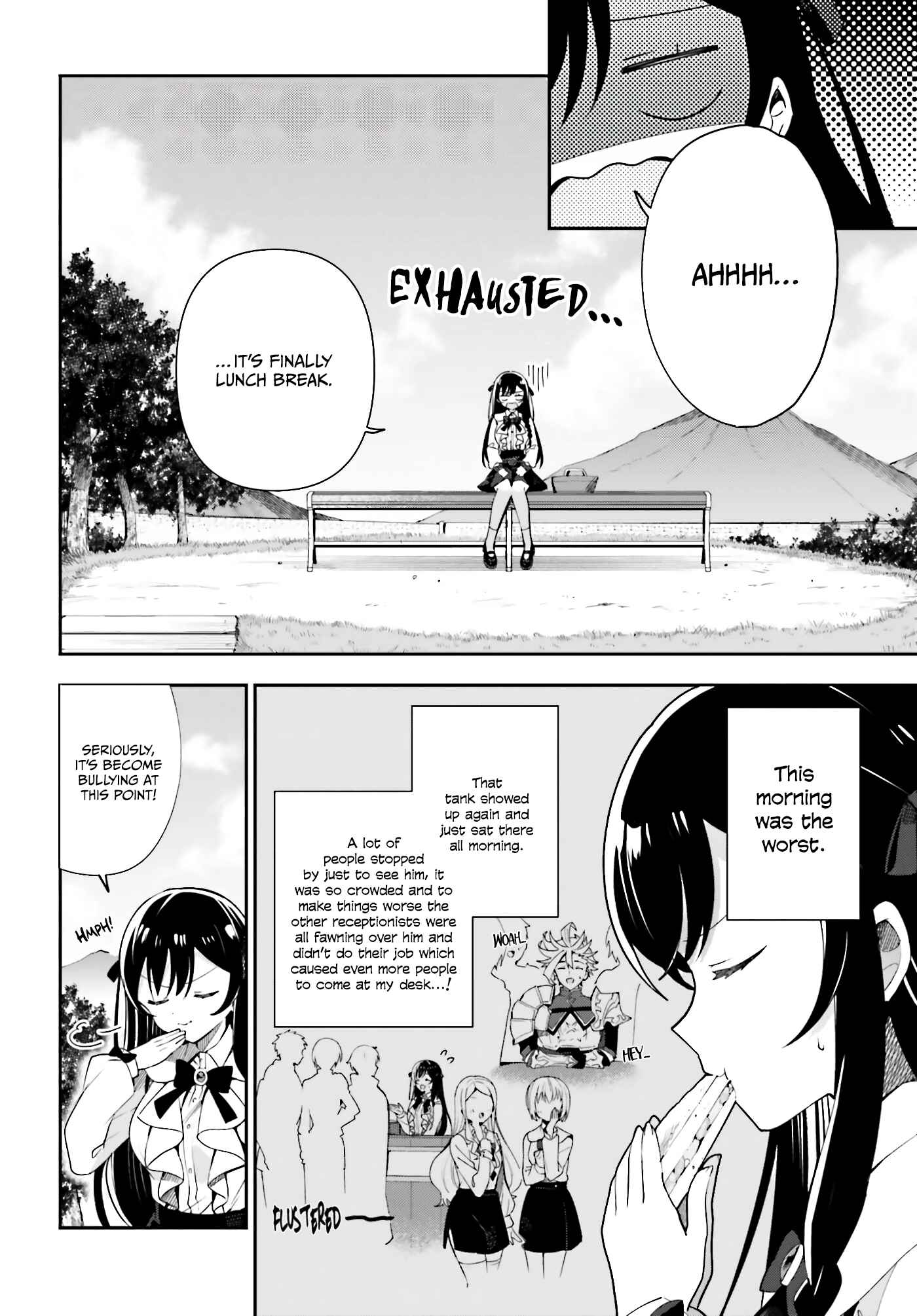 Guild no Uketsukejou Desu ga, Zangyou wa Iya Nanode Boss wo Solo Toubatsu Shiyou to Omoimasu Chapter 4 - Page 7
