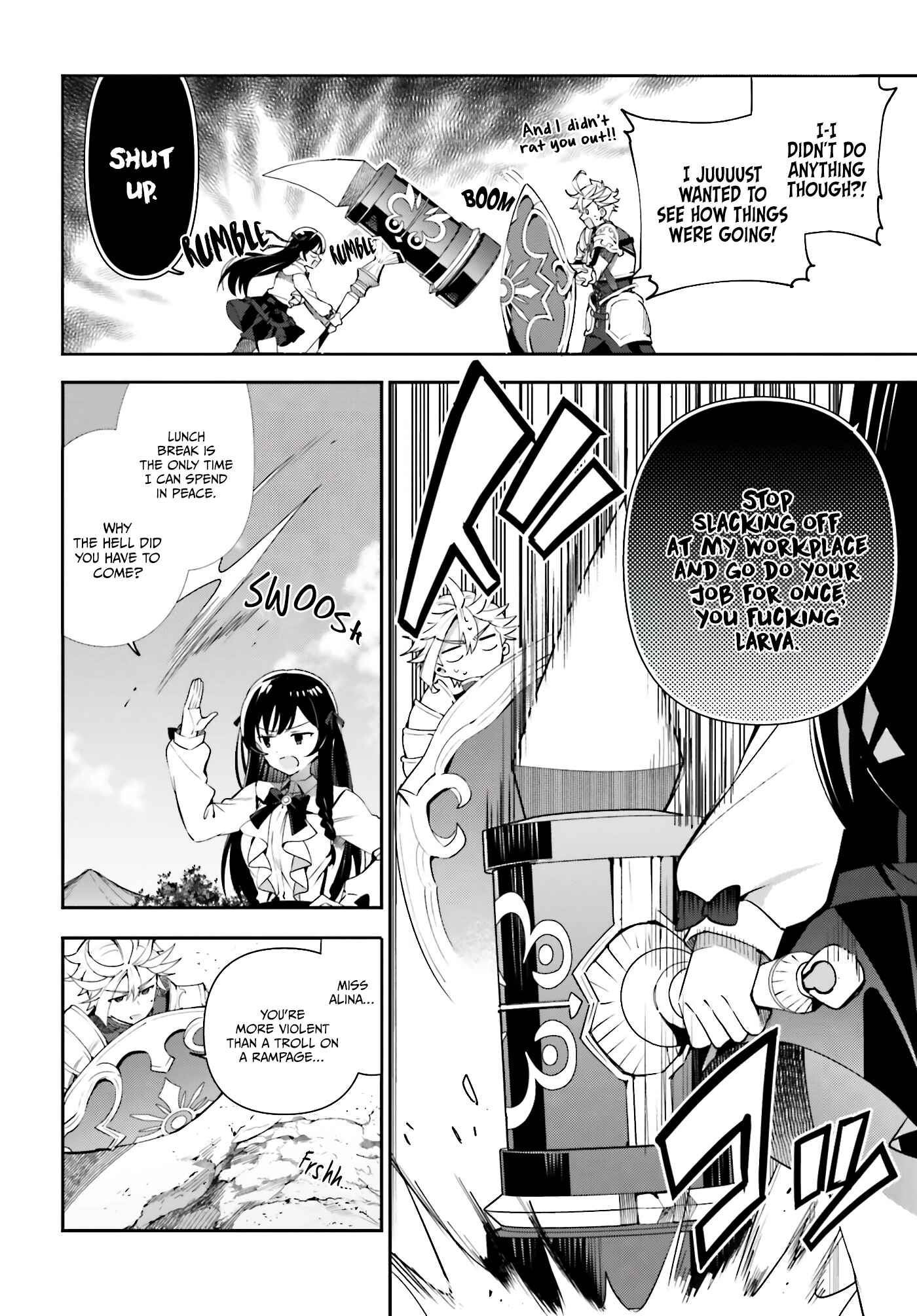 Guild no Uketsukejou Desu ga, Zangyou wa Iya Nanode Boss wo Solo Toubatsu Shiyou to Omoimasu Chapter 4 - Page 9