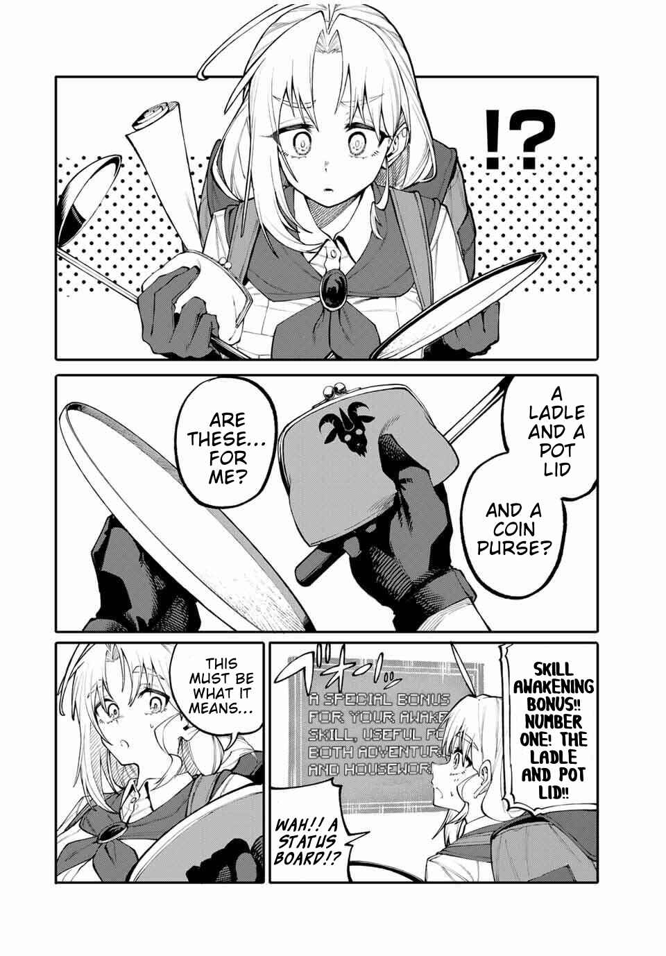 Okaasan Boukensha, Login Bonus de Skill [Shufu] ni Mezamemashita. Shuuichi Moraeru Chirashi de Boukensha Seikatsu Ganbarimasu! Chapter 1 - Page 19