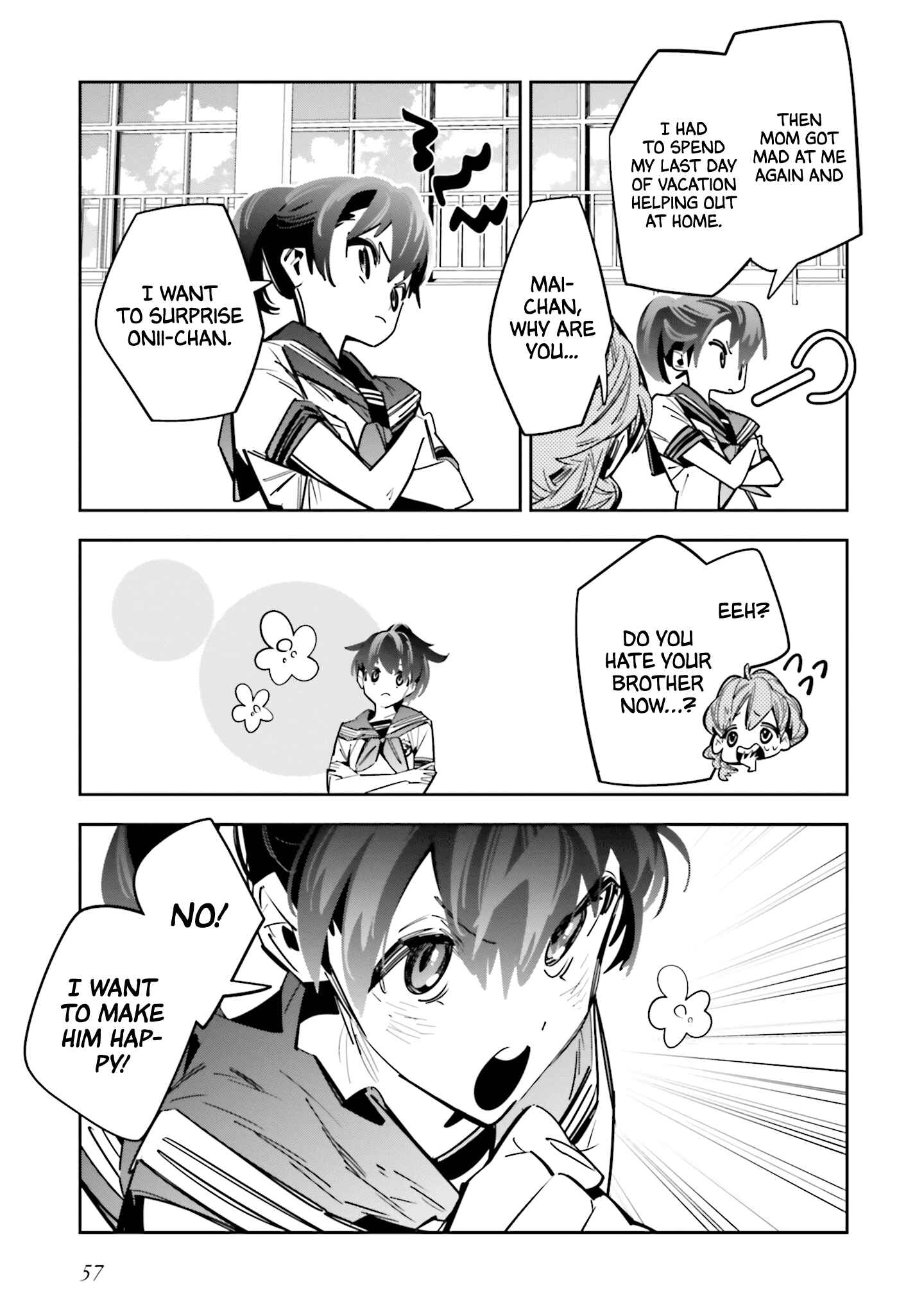 Death Game Manga no Kuromaku Satsujinki no Imouto ni Tensei shite Shippai shita Chapter 2 - Page 4