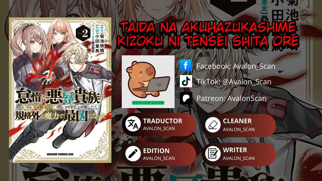 Taida na Akujoku Kizoku ni Tensei shita Ore, Scenario wo Bukkowashitara Kikakugai no Maryoku de Saikyou ni Natta Chapter 19.1 - Page 1