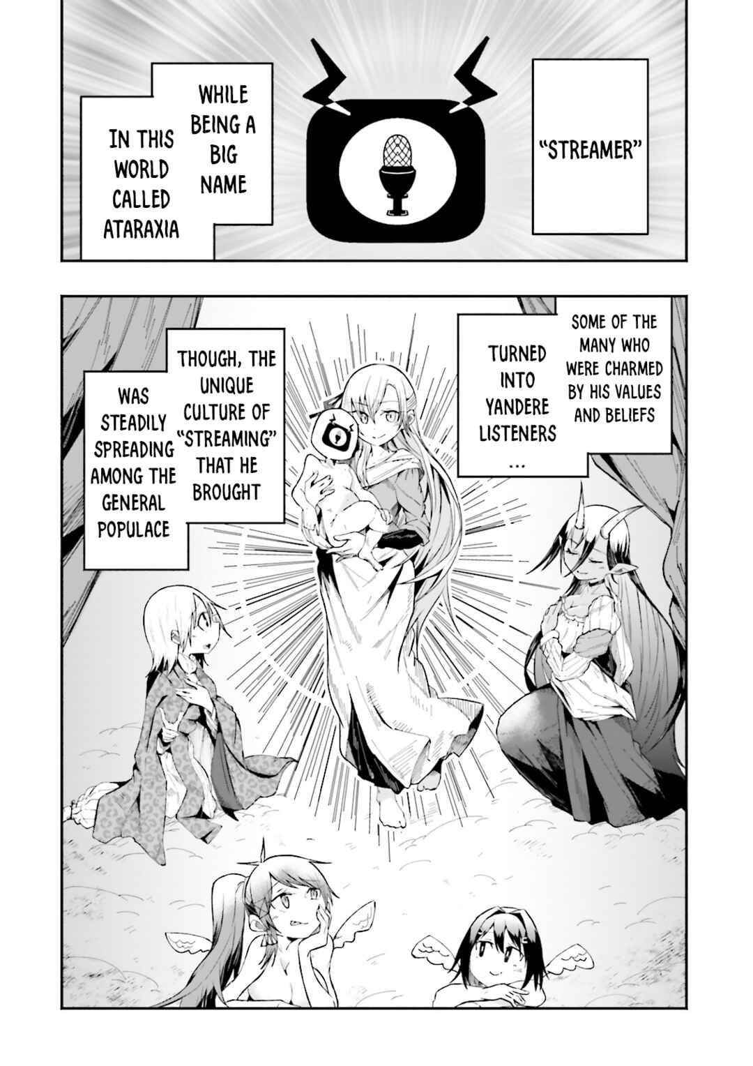 Isekai de Haishin Katsudou wo Shitara Tairyou no Yandere Shinja wo Umidashite Shimatta Ken Chapter 15 - Page 2