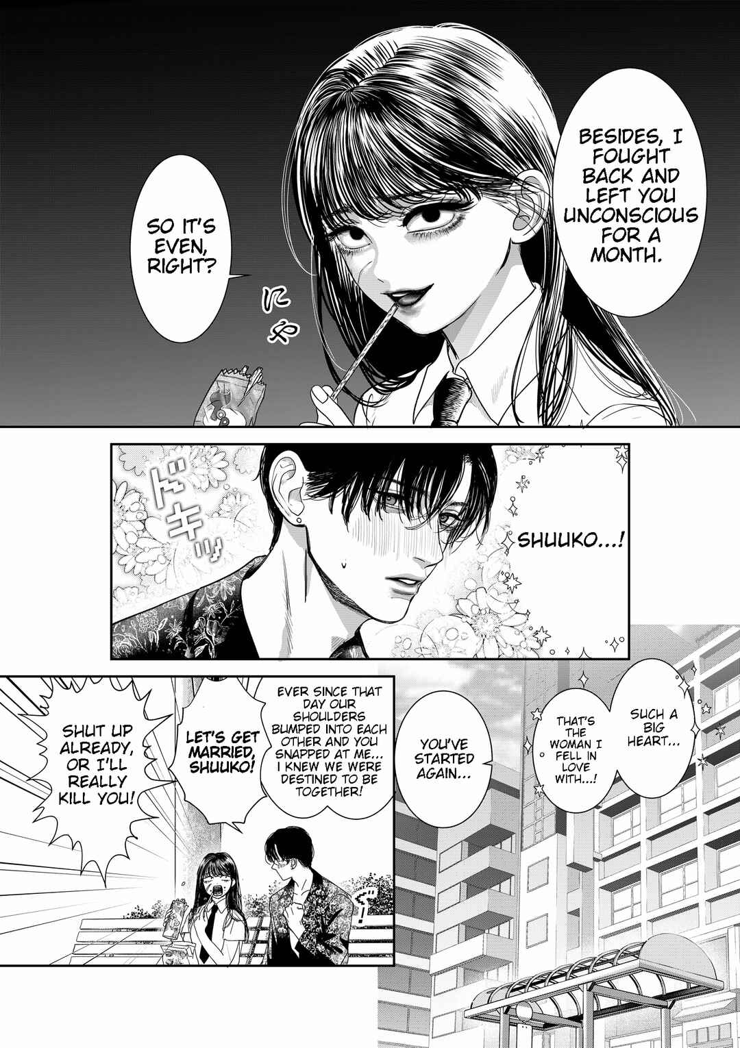 A Story about a Former Delinquent Girl Who Is Proposed to by a Yandere Man Whom She Got into a Fight with in the Past Chapter ? - Page 3