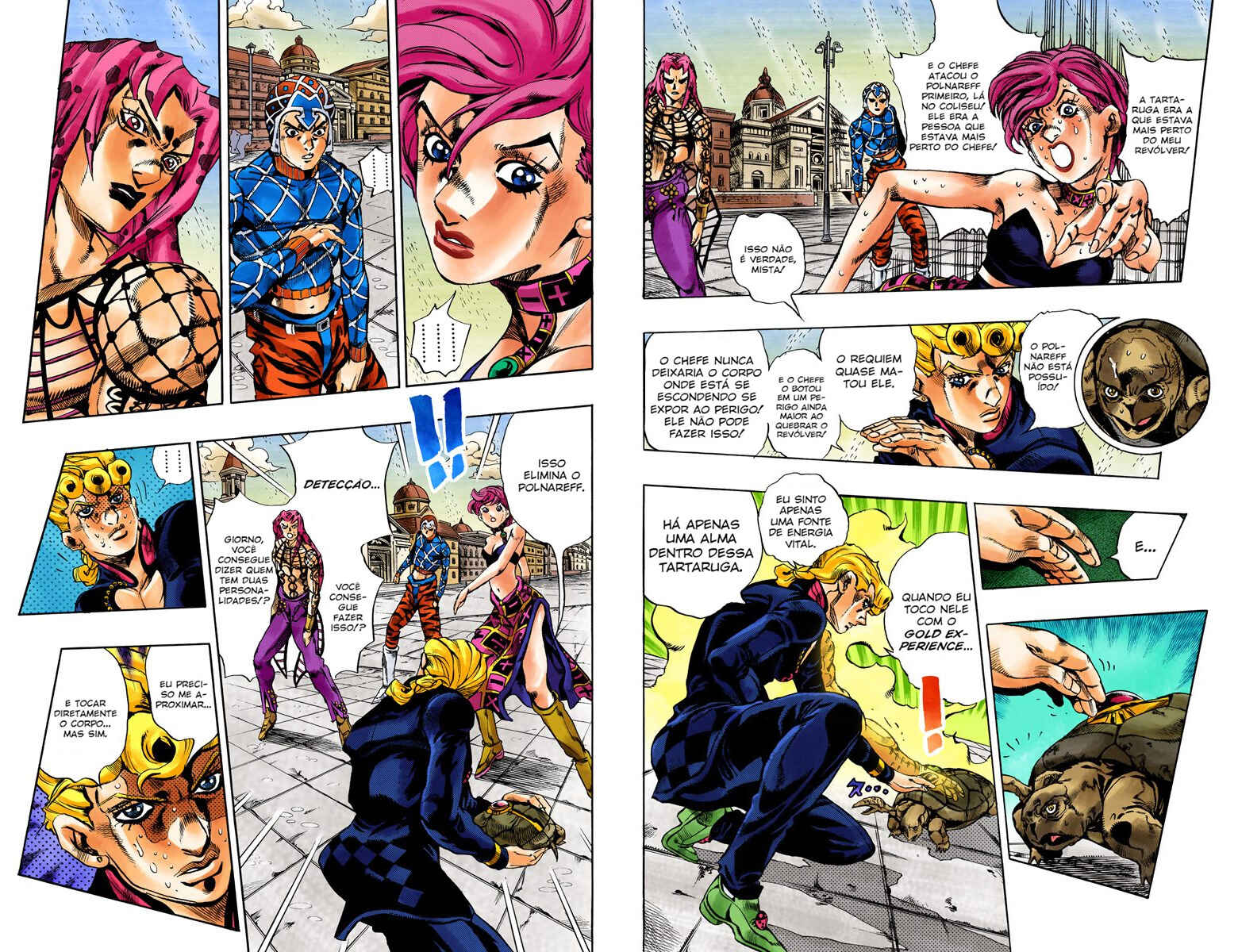 JoJo no Kimyou na Bouken: Part 5 - Ougon no Kaze Color-ban Chapter 142 - Page 3