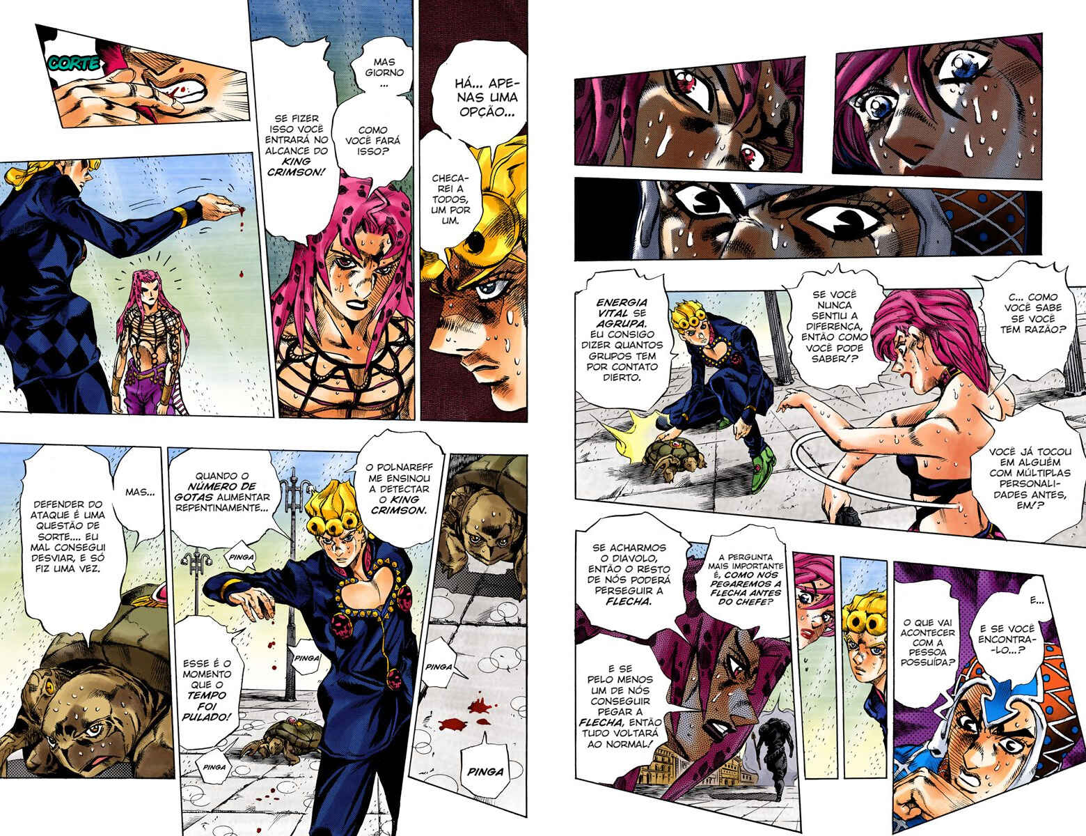 JoJo no Kimyou na Bouken: Part 5 - Ougon no Kaze Color-ban Chapter 142 - Page 4