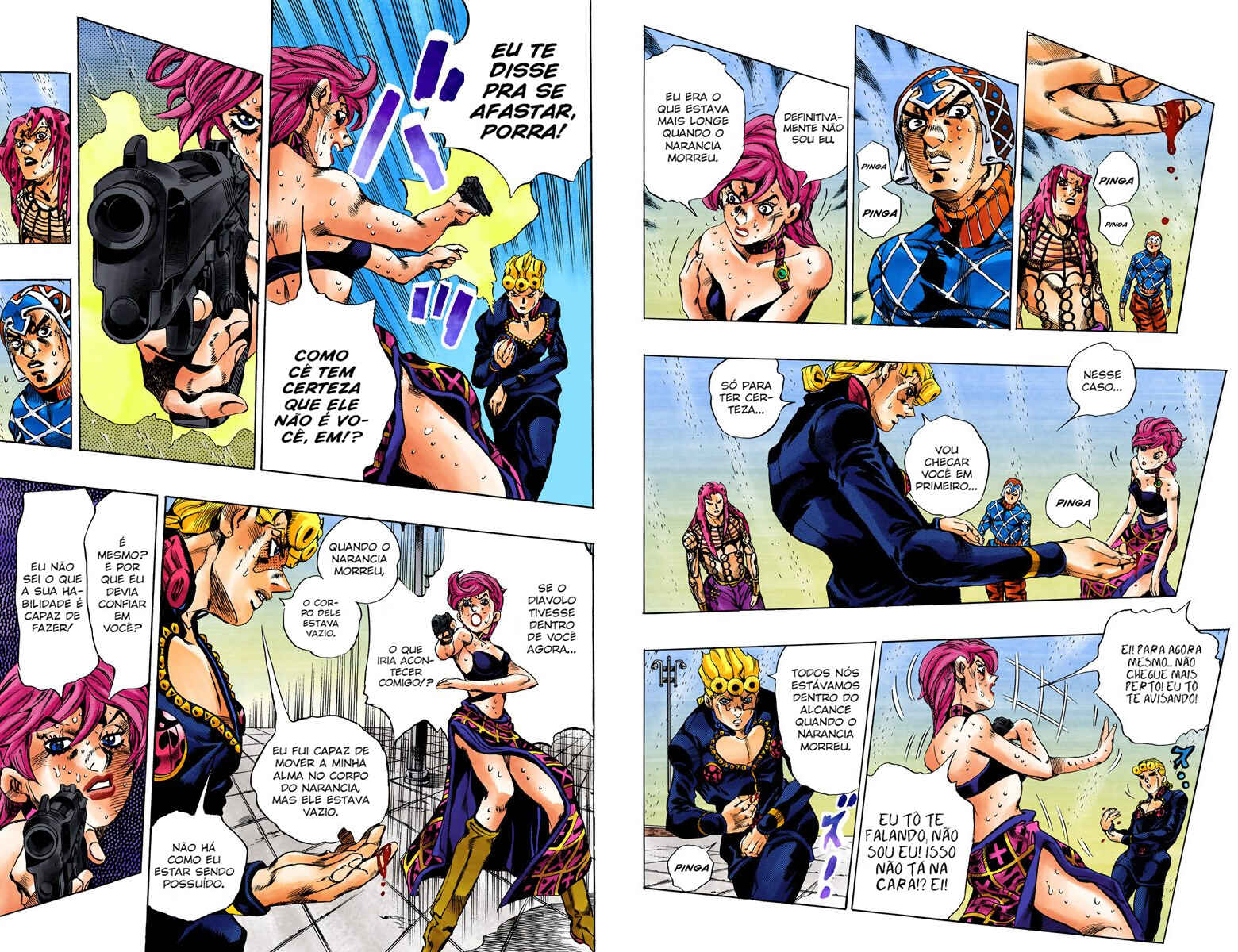 JoJo no Kimyou na Bouken: Part 5 - Ougon no Kaze Color-ban Chapter 142 - Page 5