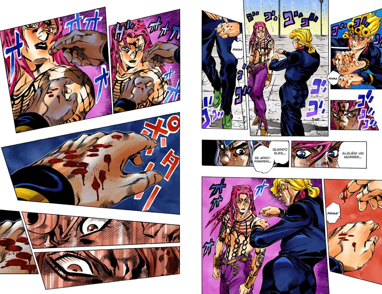 JoJo no Kimyou na Bouken: Part 5 - Ougon no Kaze Color-ban Chapter 142 - Page 7
