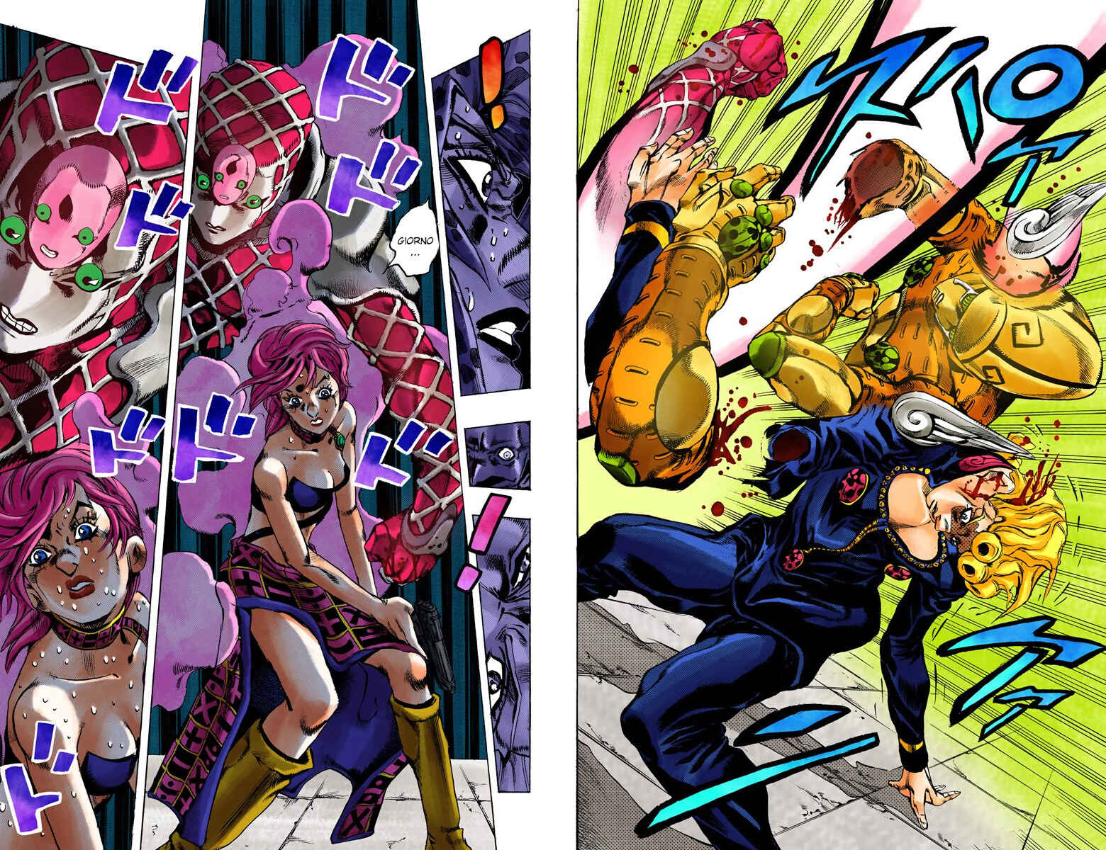 JoJo no Kimyou na Bouken: Part 5 - Ougon no Kaze Color-ban Chapter 142 - Page 9