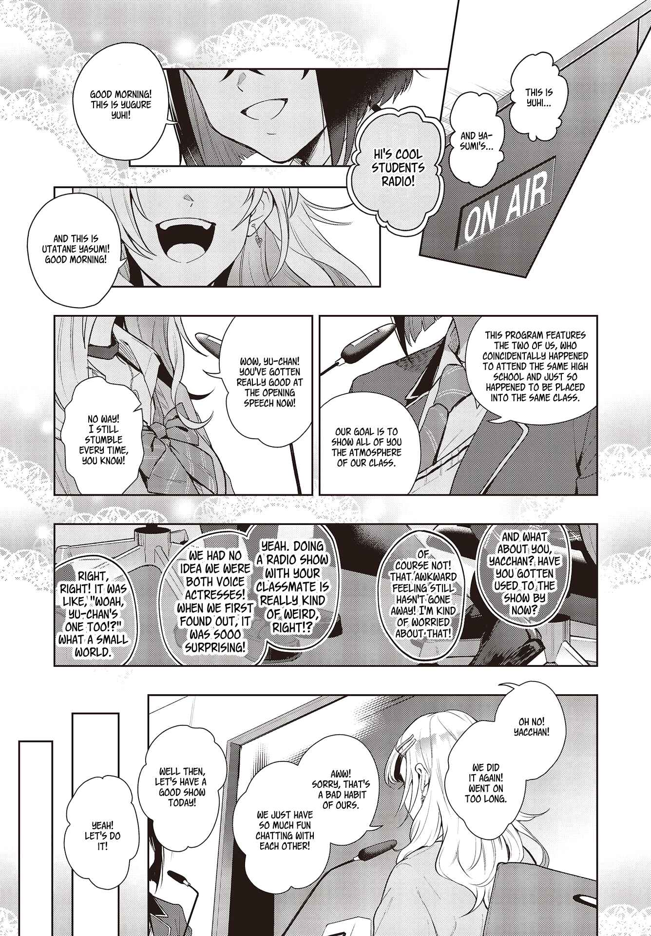 Seiyuu Radio no Ura Omote Chapter 1 - Page 1