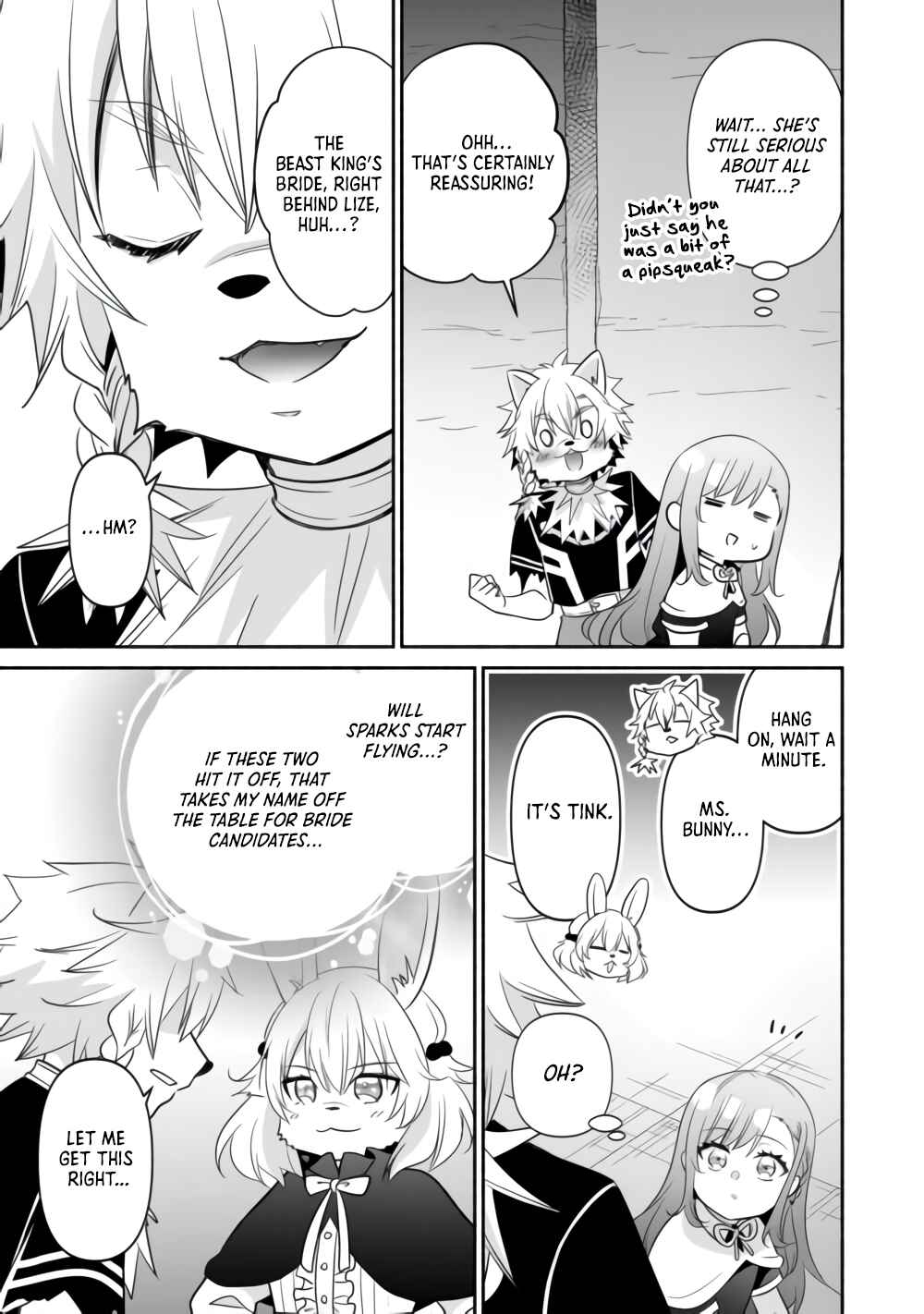 Tensei Youjo.: Shinjuu to Ouji to, Saikyou no Oji-san Youhei-dan no Naka de Ikiru Chapter 35 - Page 11