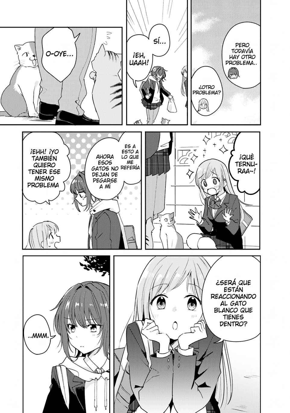 Osananajimi wa, Nyaa to Naite Skirt no Naka Chapter 4 - Page 19