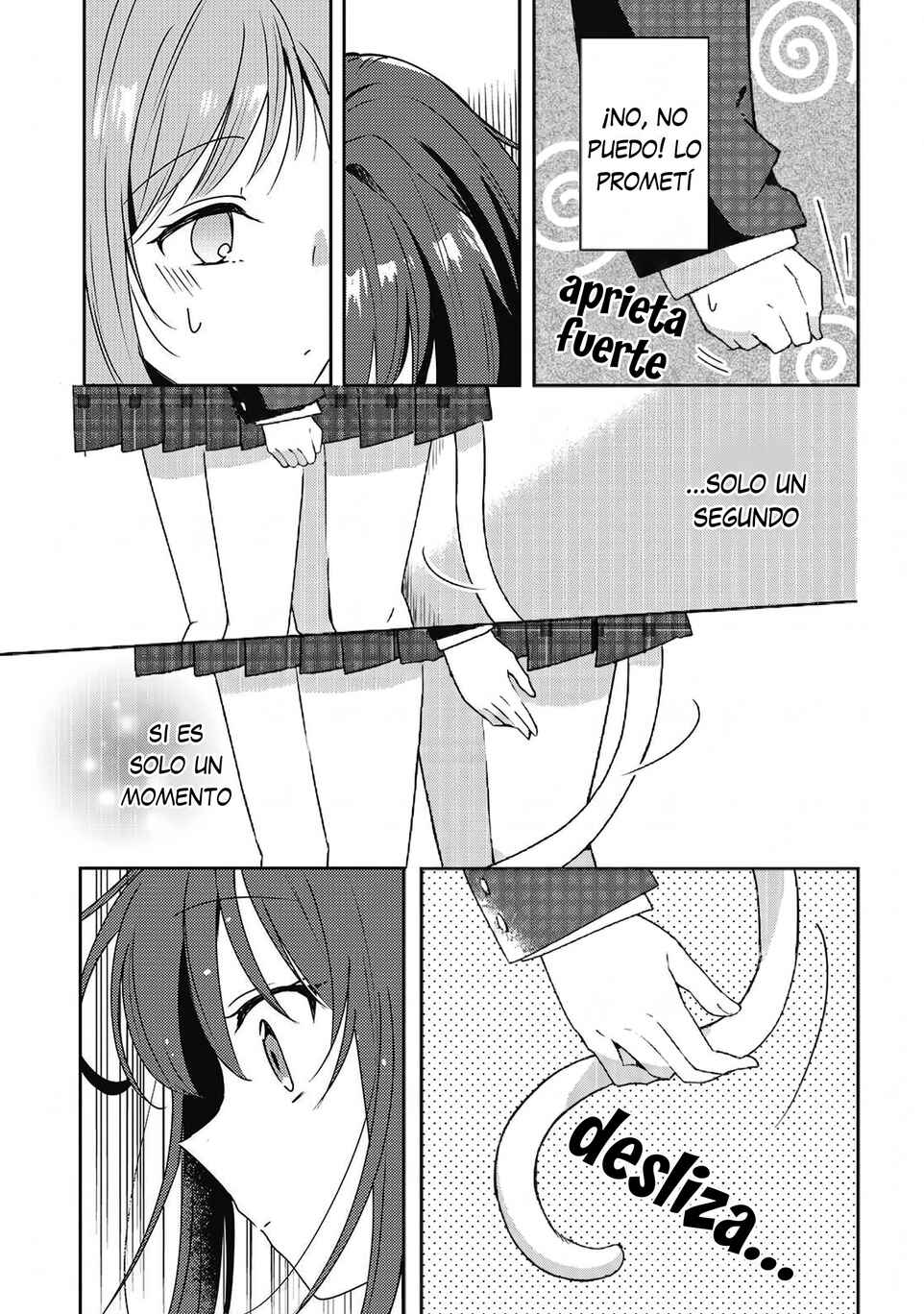 Osananajimi wa, Nyaa to Naite Skirt no Naka Chapter 4 - Page 7