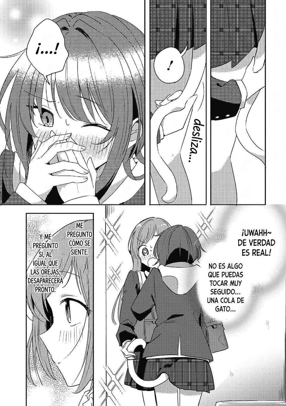 Osananajimi wa, Nyaa to Naite Skirt no Naka Chapter 4 - Page 9