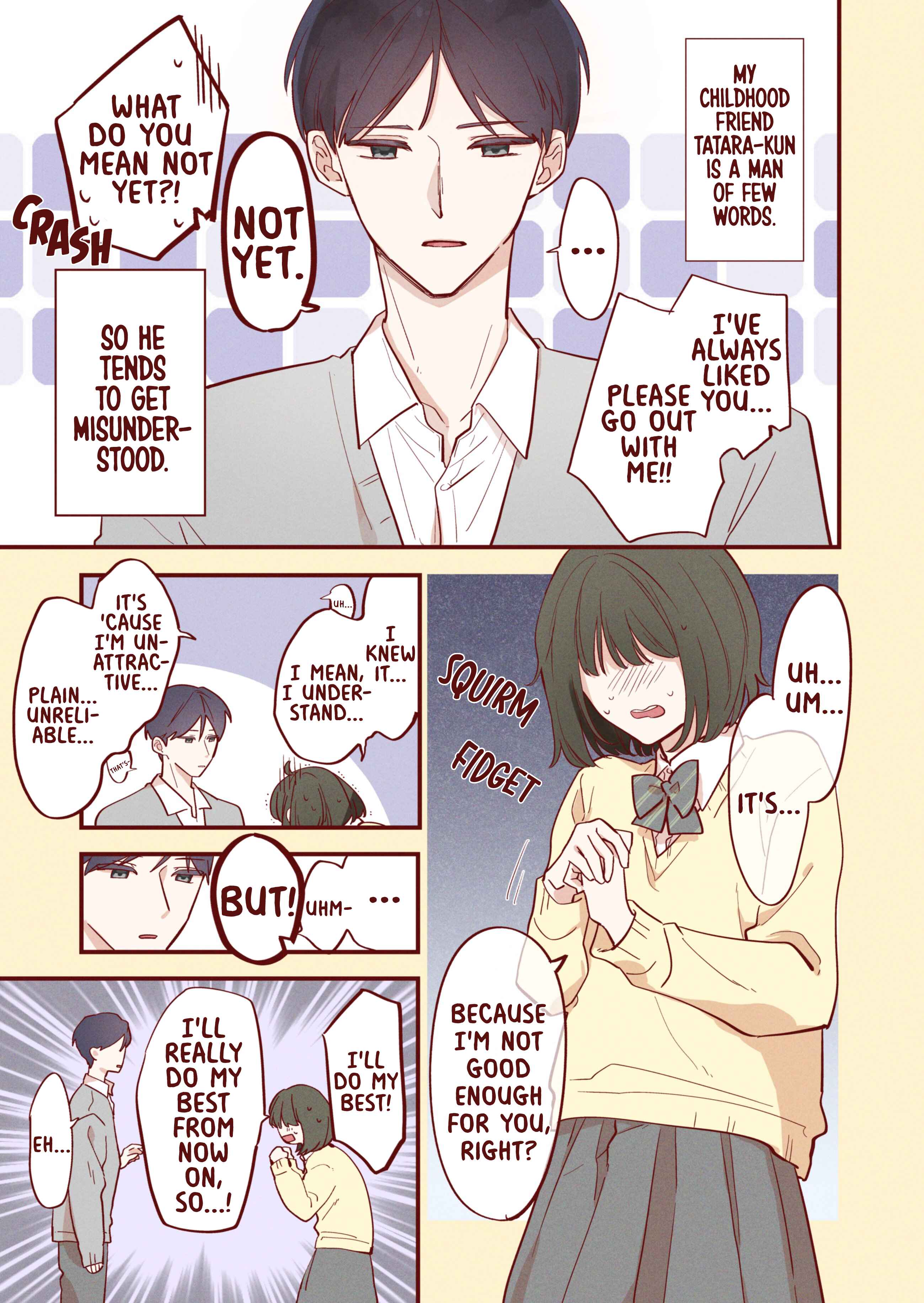 The Taciturn Tatara-kun Chapter Oneshot - Page 1