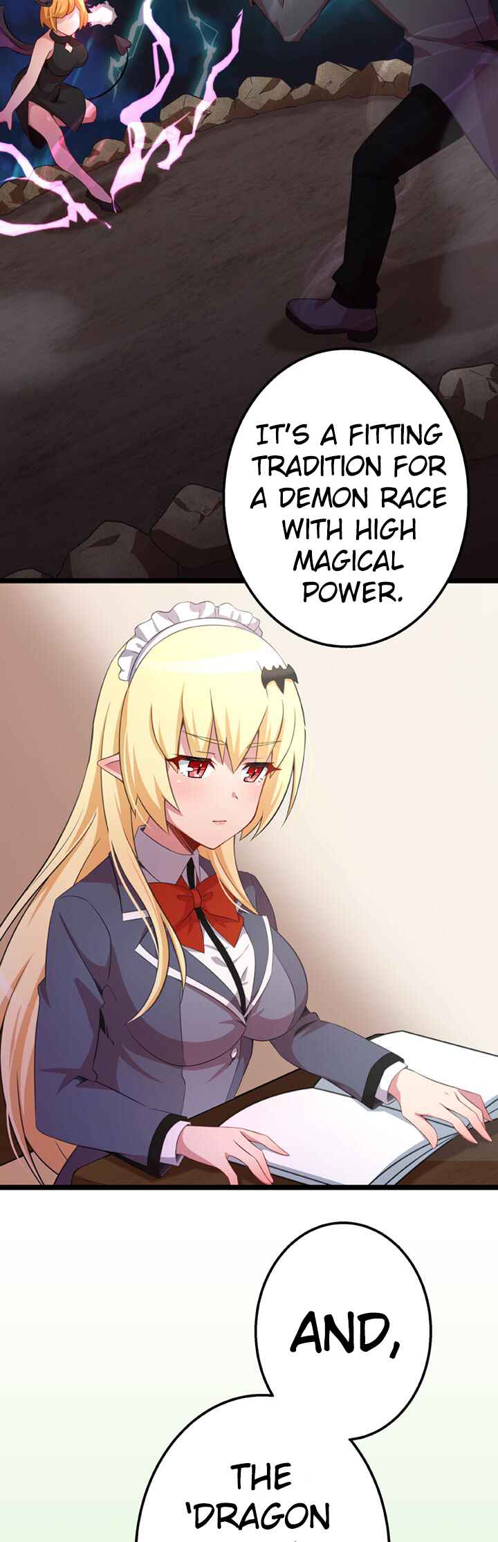 Maou to Ryuuou ni Sodaterareta Shounen wa Gakuen Seikatsu wo Musou suru You desu Chapter 34 - Page 38