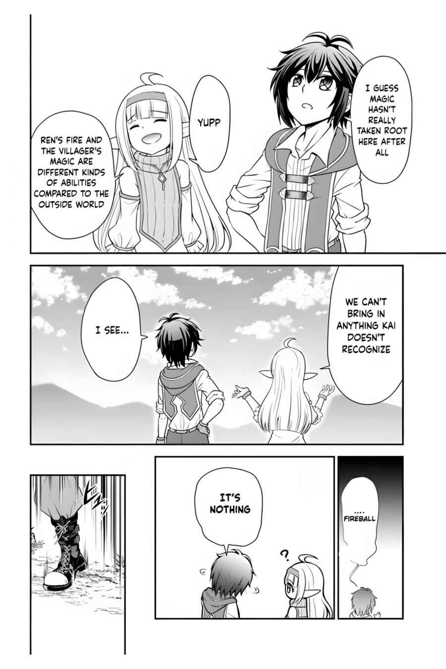Tenohira Kaitaku Mura de Isekai Kenkokuki ~Fueteku Yome-tachi to Nonbiri Mujintou Life~ Chapter 34 - Page 15