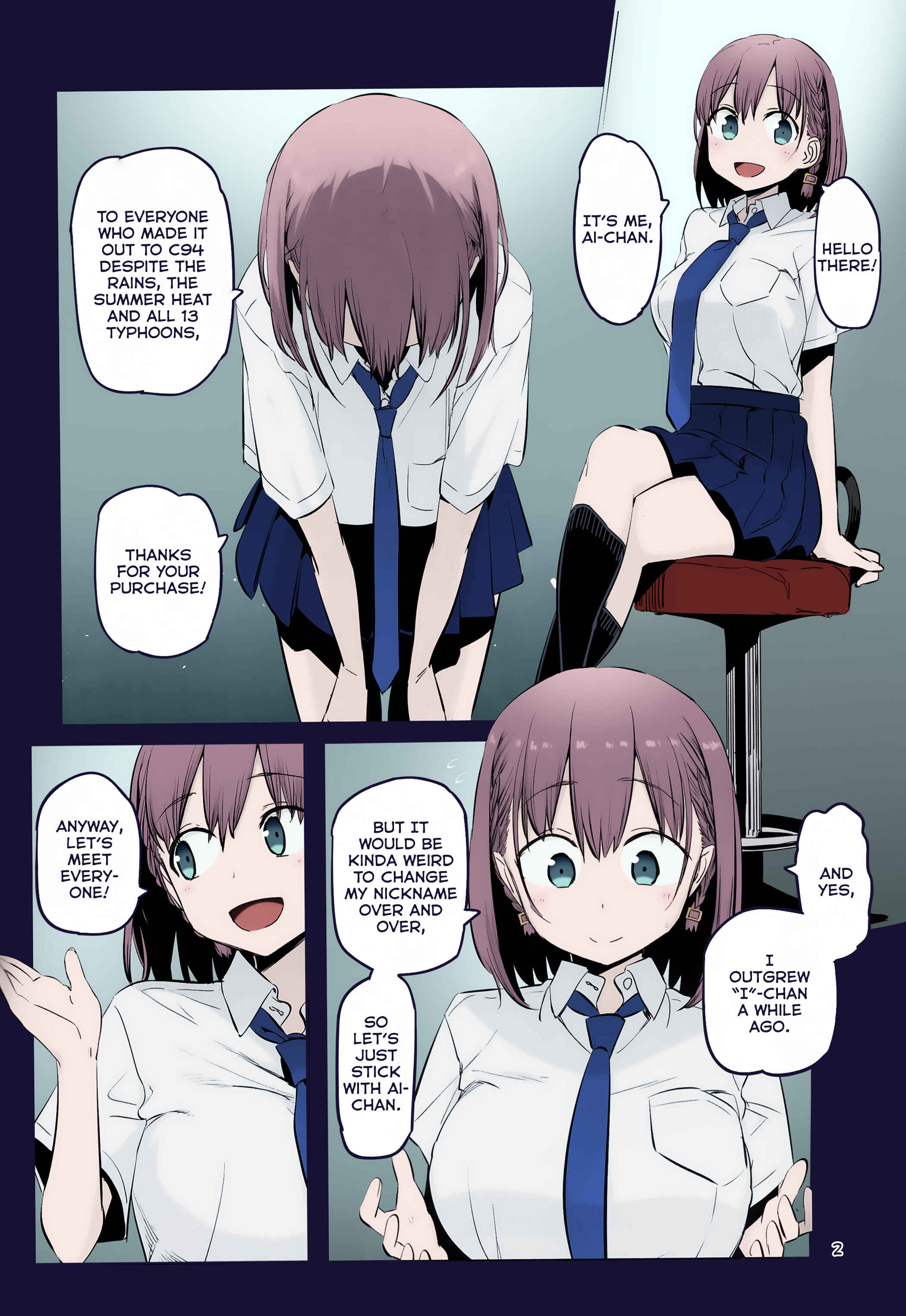 Getsuyoubi no Tawawa (Twitter Webcomic) (Fan Colored) Chapter 20 - Page 2