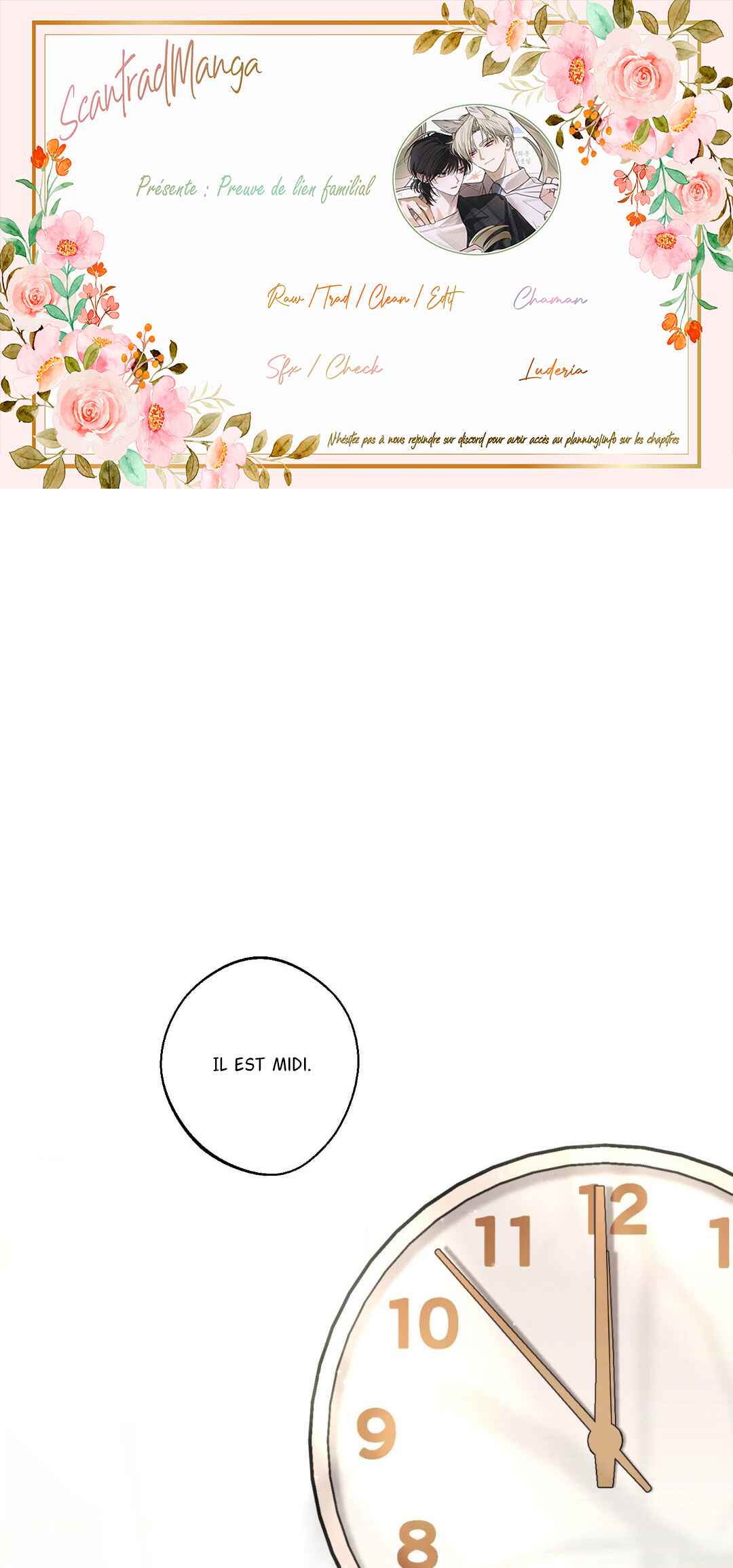 Preuve de lien familial Chapter 1 - Page 1