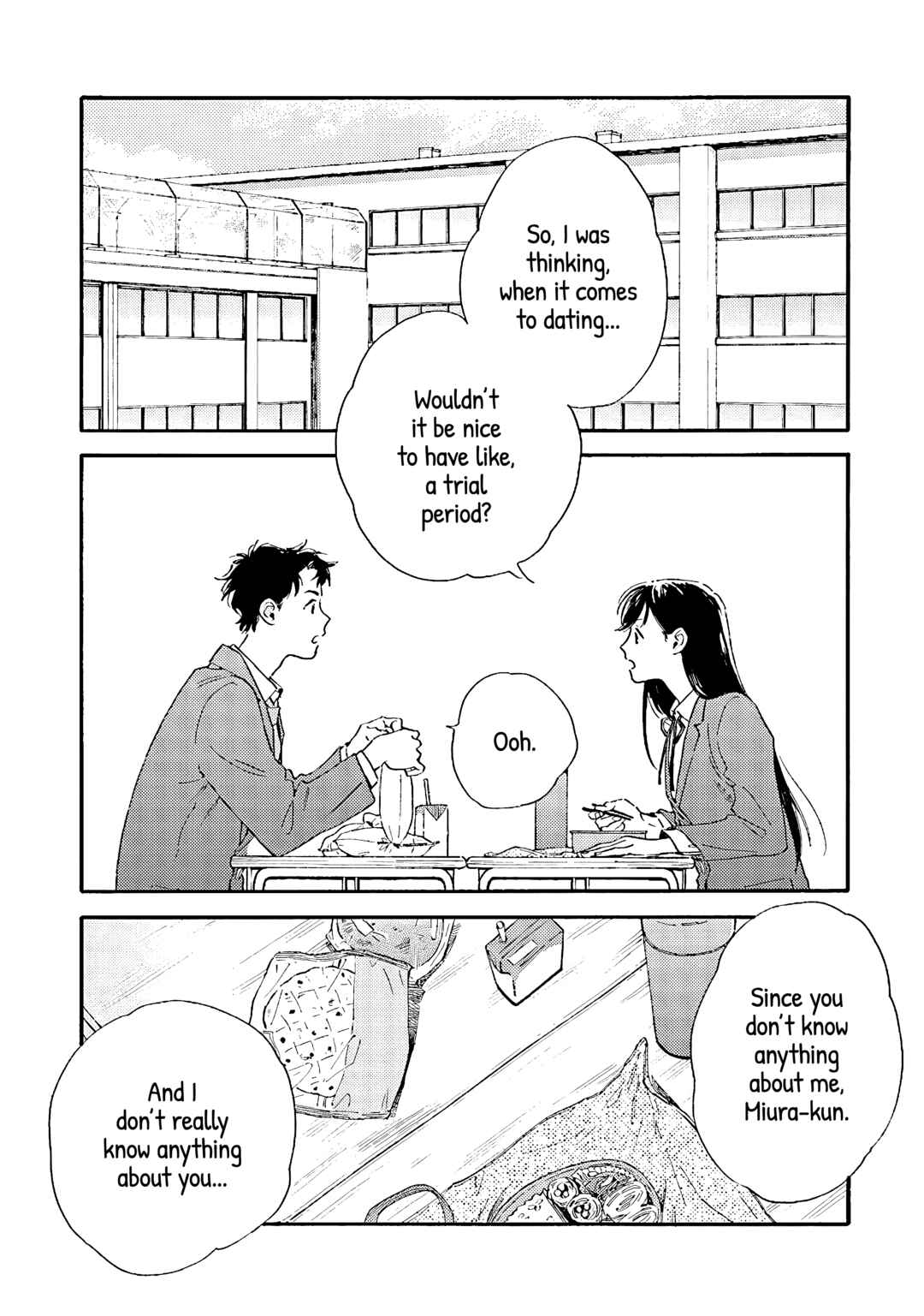 Kanojo to Kare no Kankei ~Heibon na Hayakawa-san to Heibon na Miura-kun no Hibon na Kankei~ Chapter 2 - Page 3