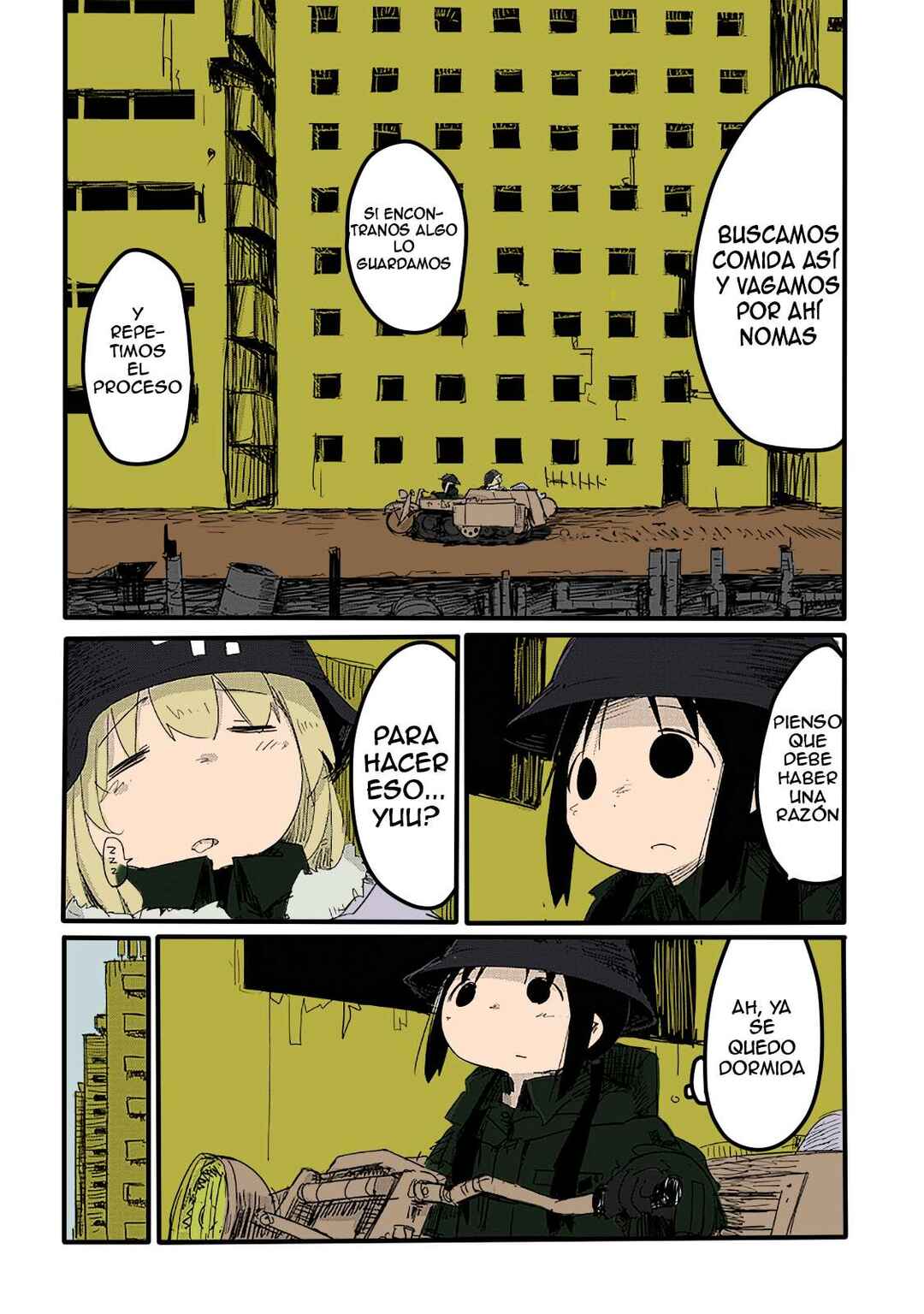 Shoujo Shuumatsu Ryokou (Fan Colored) Chapter 5 - Page 2