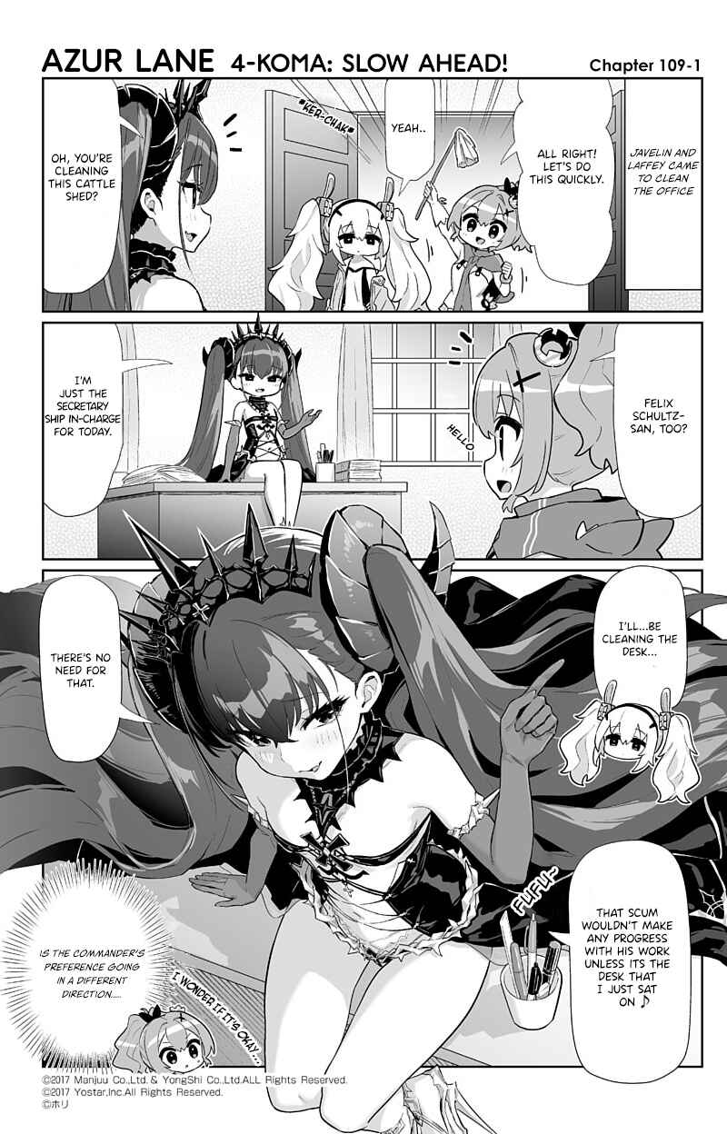 Azur Lane: Bisoku Zensin! Chapter 109 - Page 1